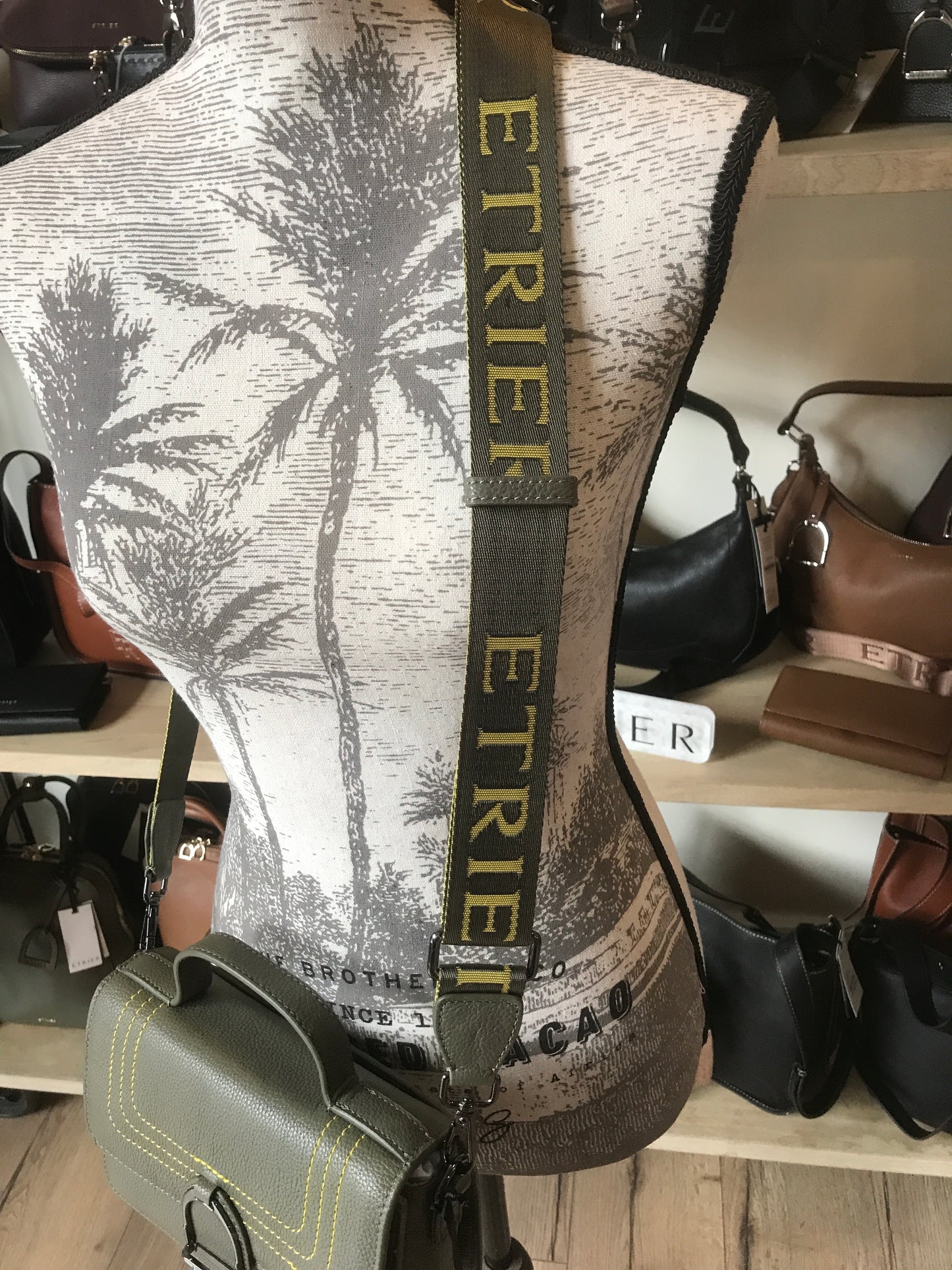 Sac bandoulière Altesse Surpiqué Argile (Étrier)