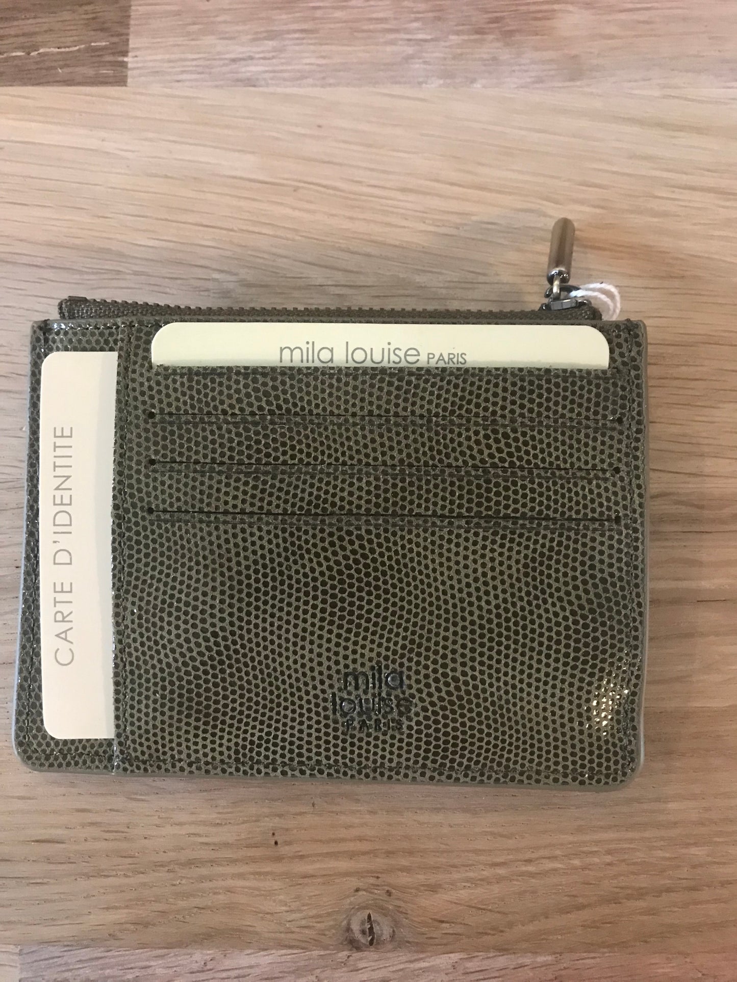 Porte monnaie / porte cartes ROLAE en cuir - Mila Louise (Différents coloris)