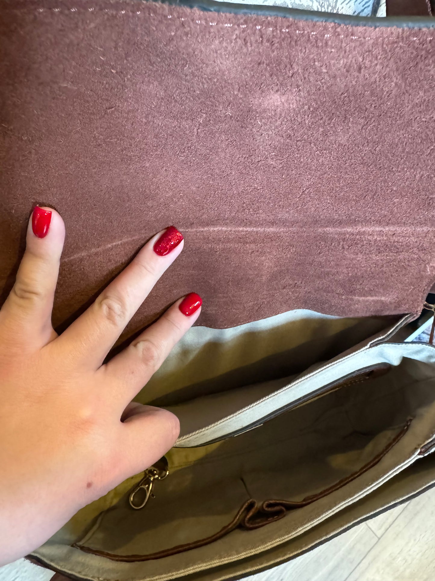 Sac bandoulière M Altesse suede