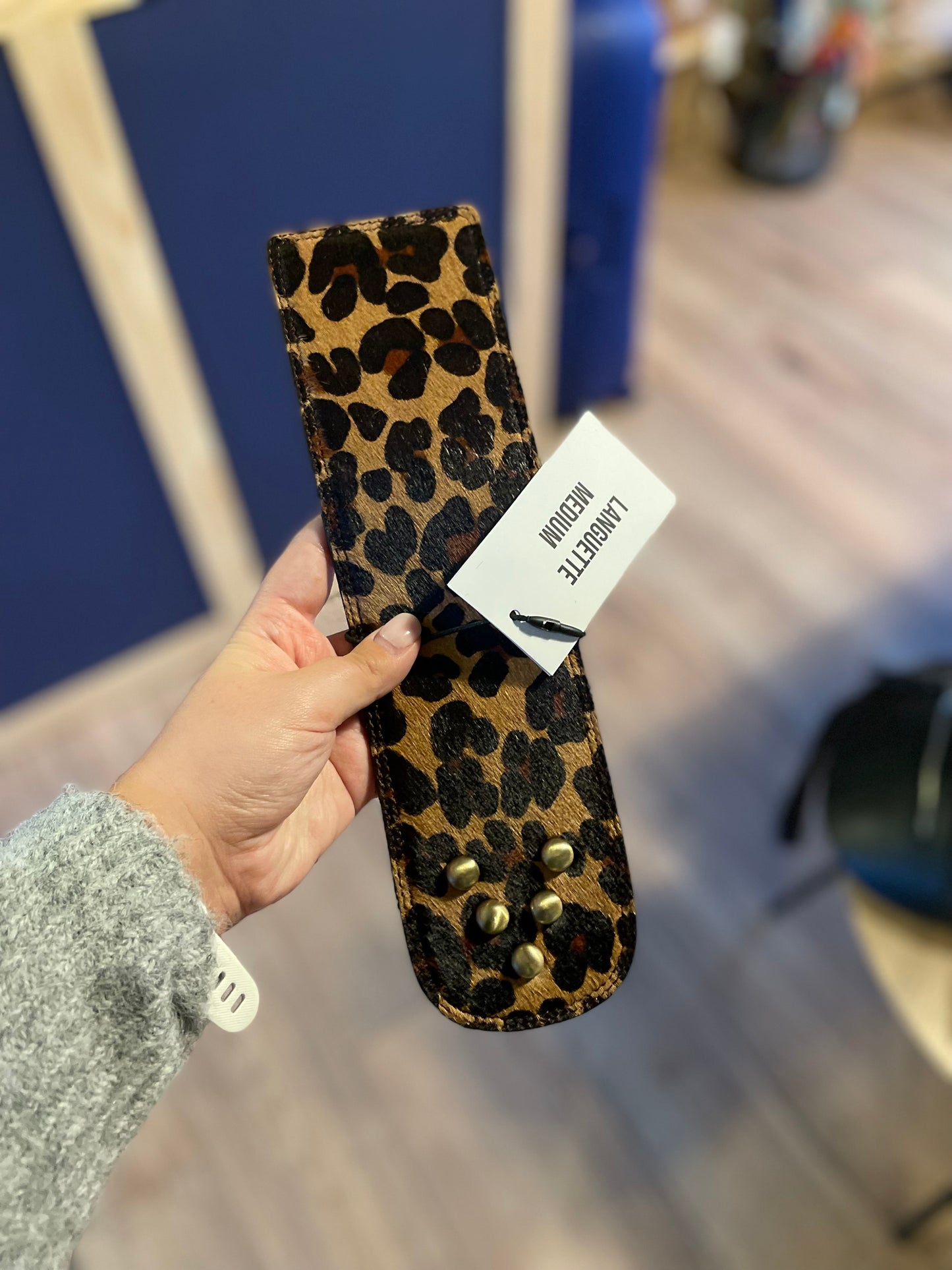 Languette medium léopard - Virginie Darling