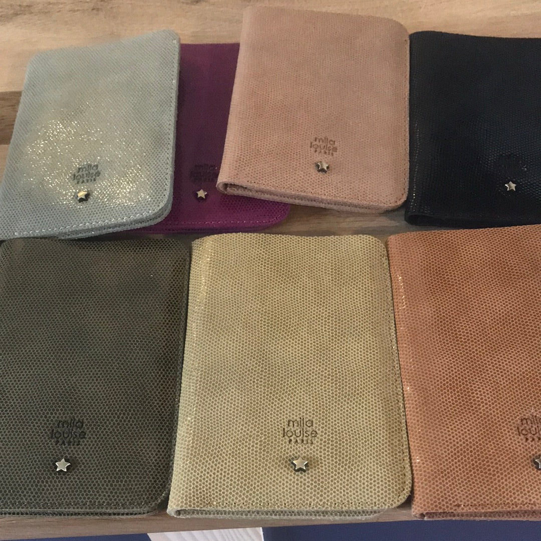 Porte papiers en cuir ORY Ba Mila Louise