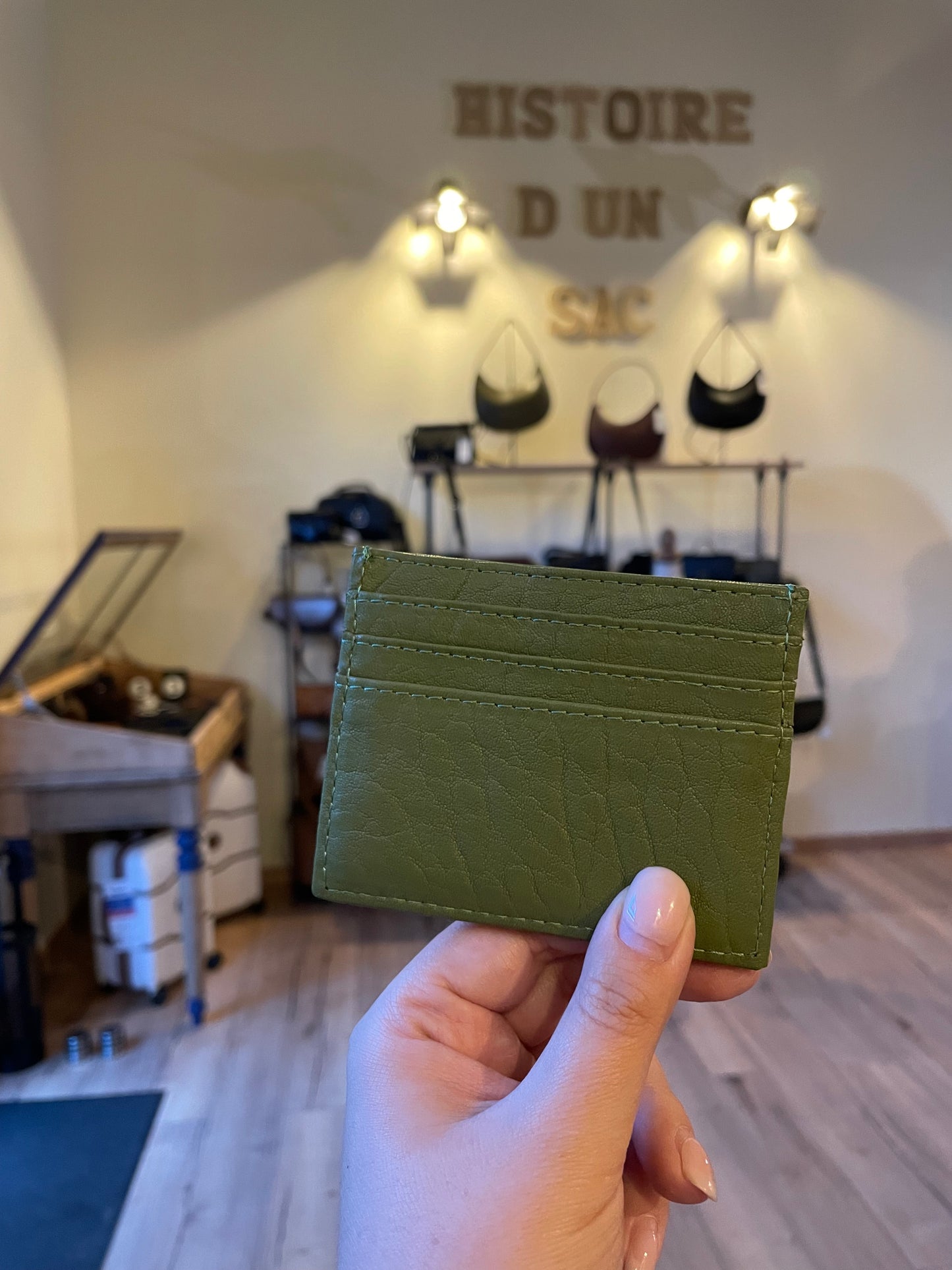 Porte cartes Rock fougères - Virginie Darling