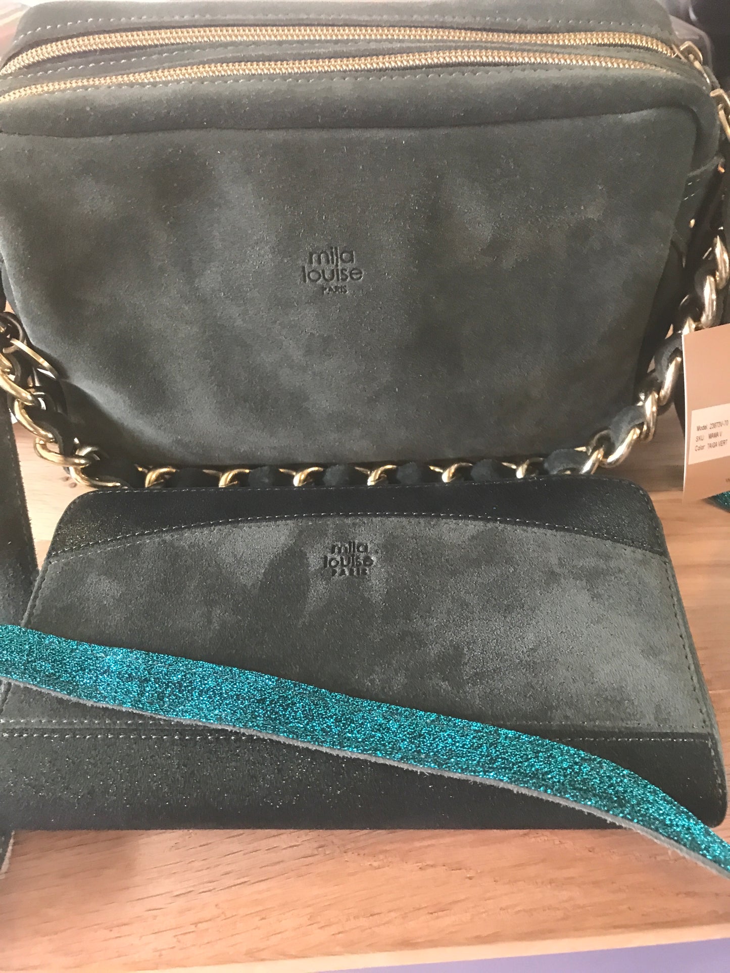 Grand compagnon Sabin vert taïga by Mila Louise