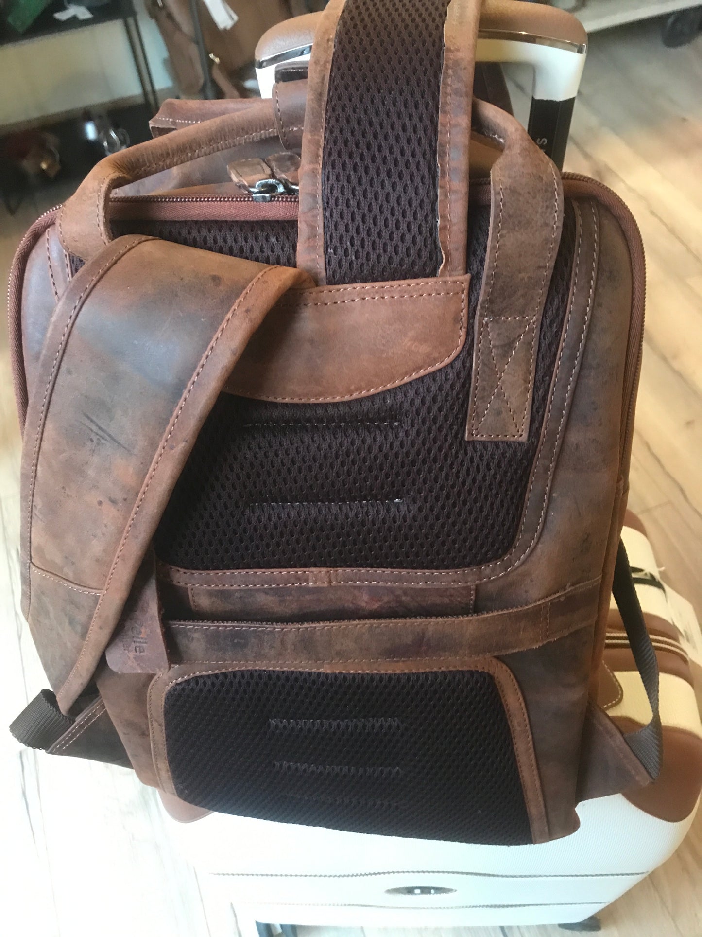 Sac à dos en cuir au look vintage - Greenwood