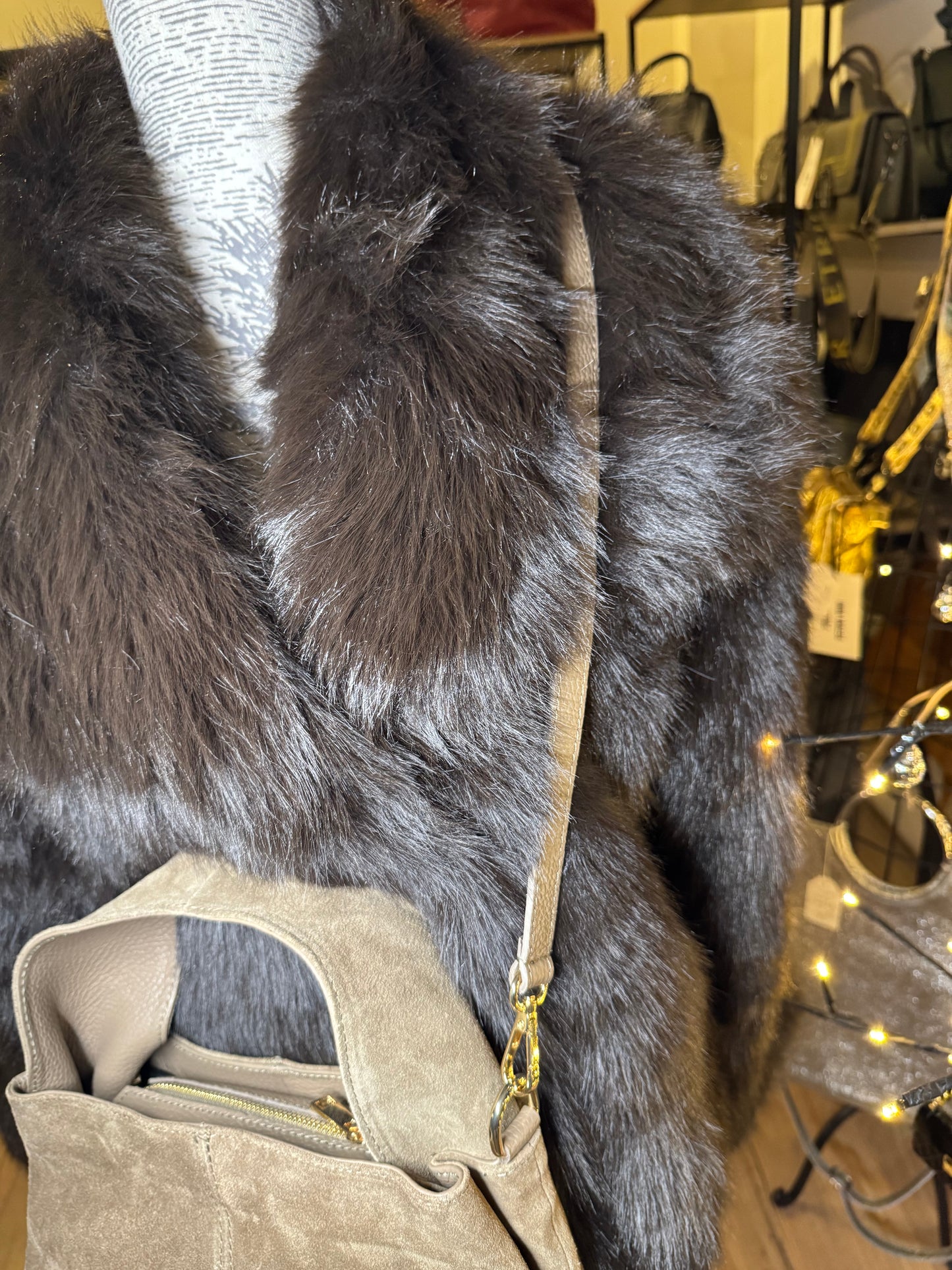 Sac Mini Pauline coloris taupe