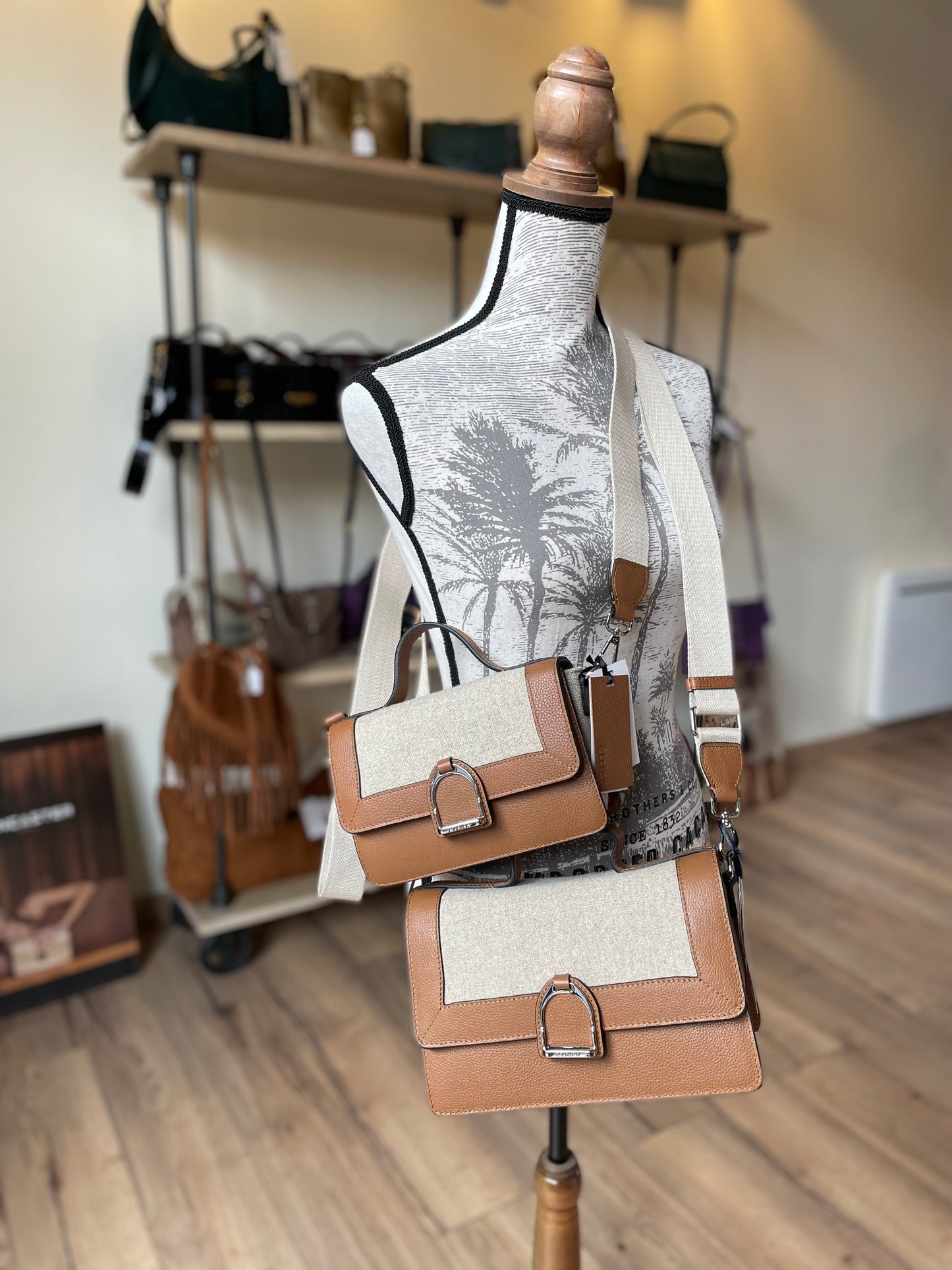 Sac bandoulière Altesse Naturel modèle S - Etrier