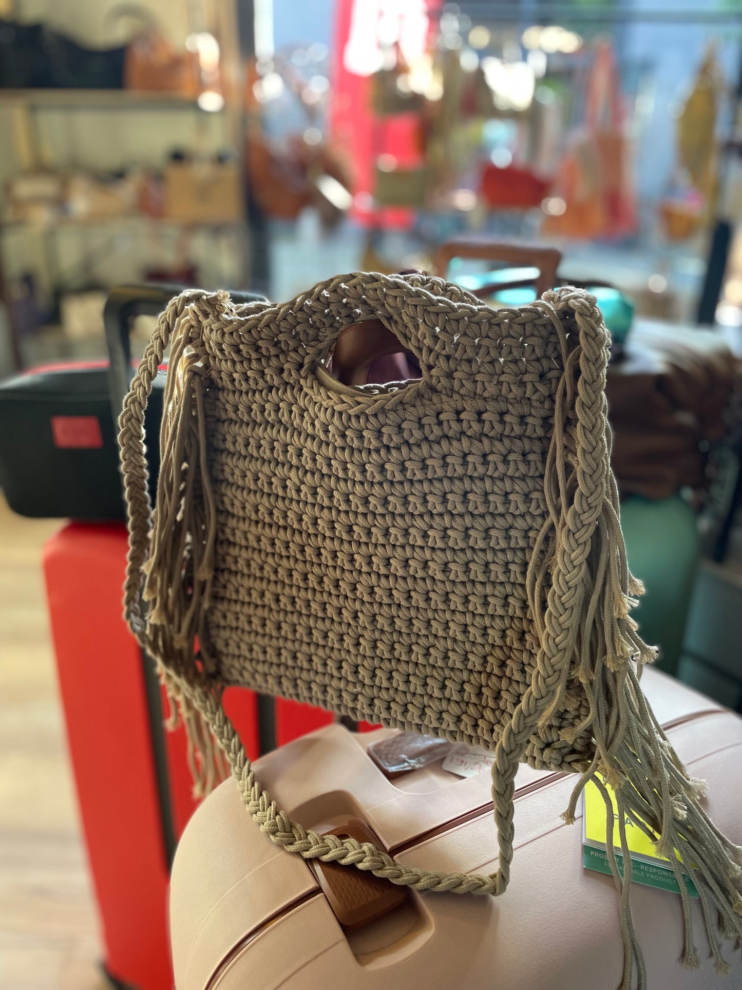 Sac macramé