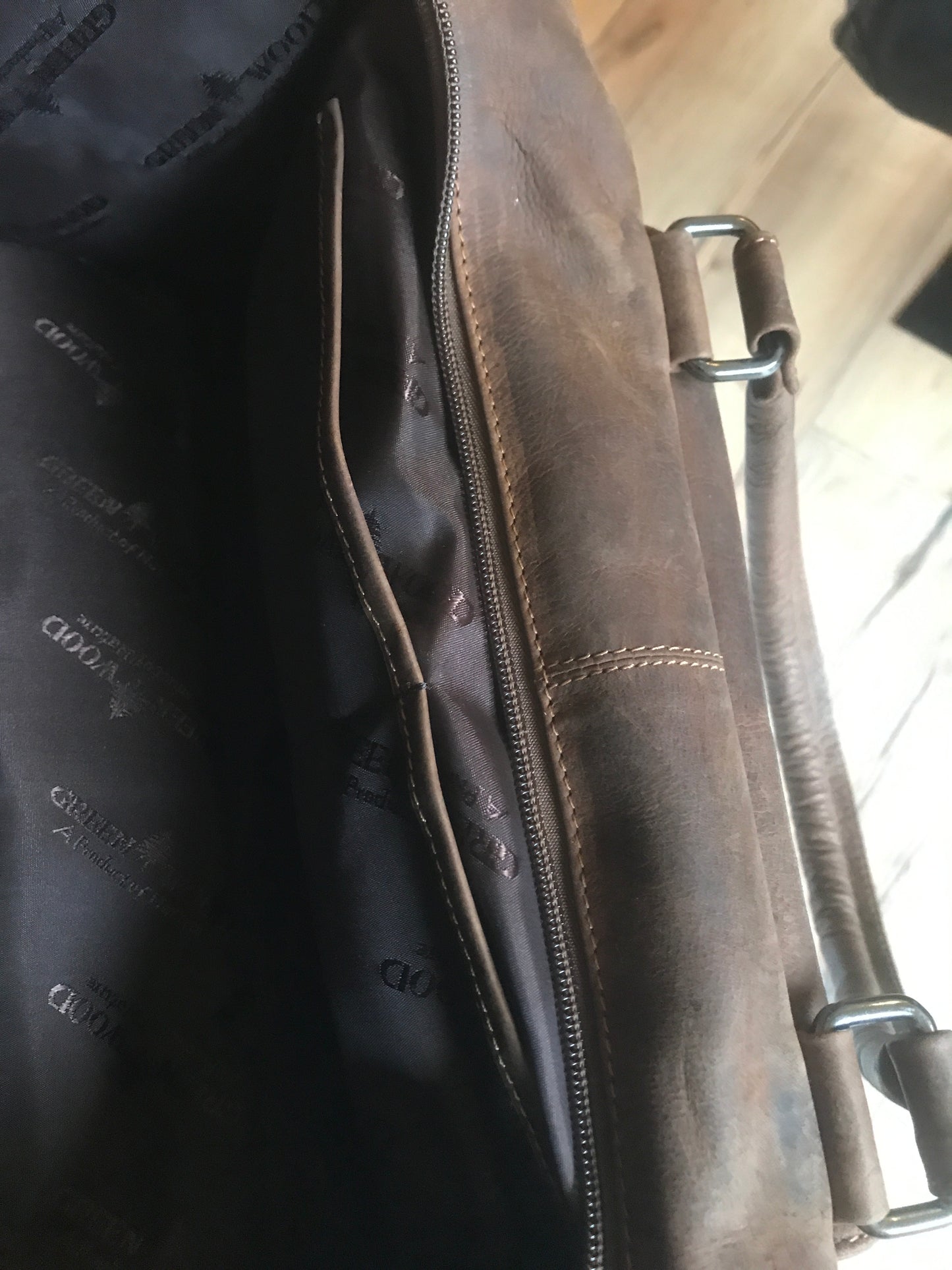 Sac de voyage, week-end, sac de sport en cuir au look vintage - Greenwood