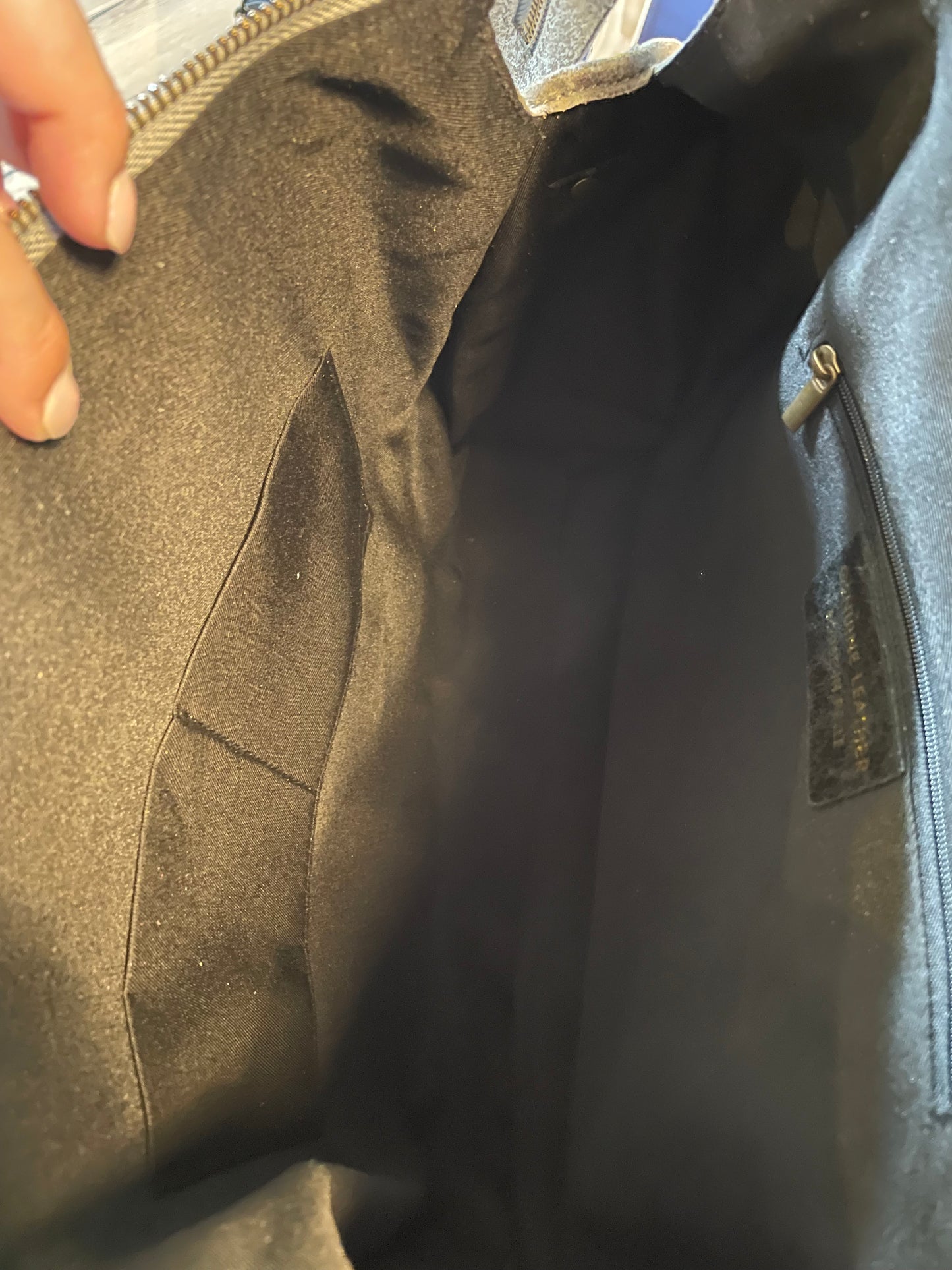 Sac Amandine gris mat, grand format