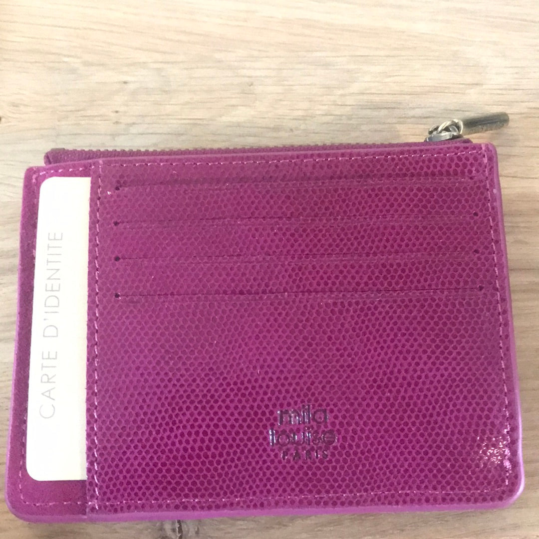 Porte monnaie / porte cartes ROLAE en cuir - Mila Louise (Différents coloris)