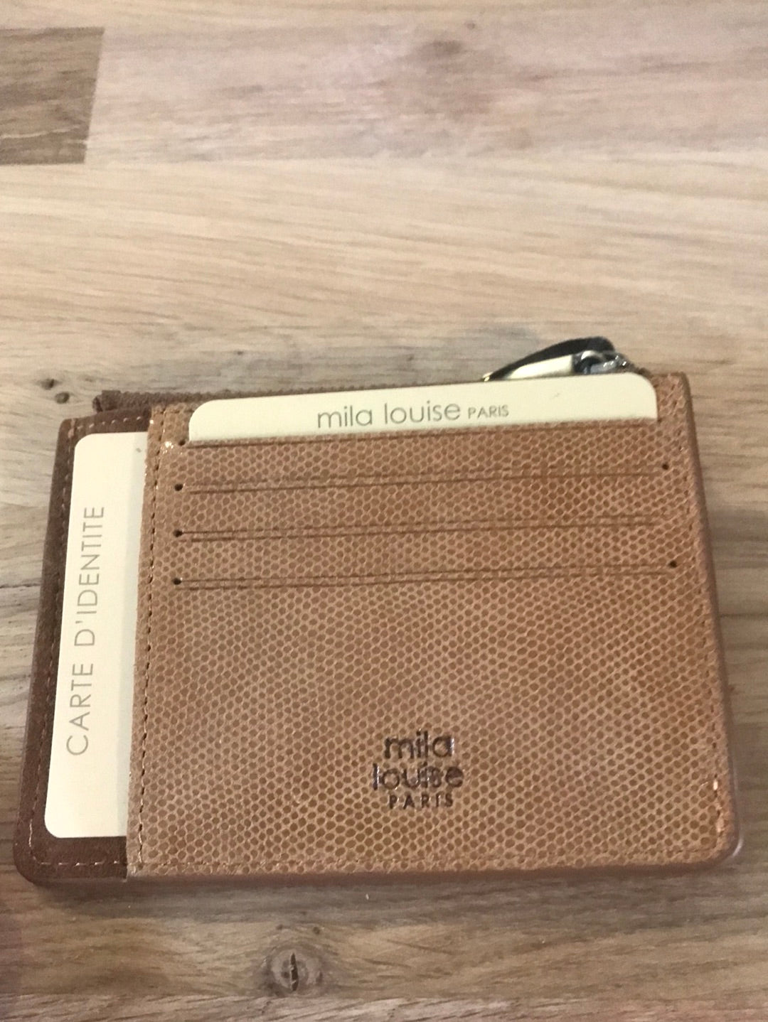 Porte monnaie / porte cartes ROLAE en cuir - Mila Louise (Différents coloris)