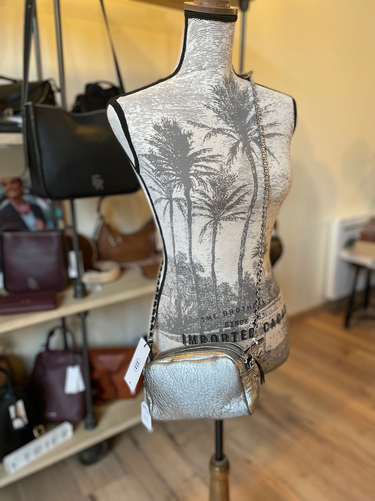 Sac Make-Me-Up Mini argent - Virginie Darling