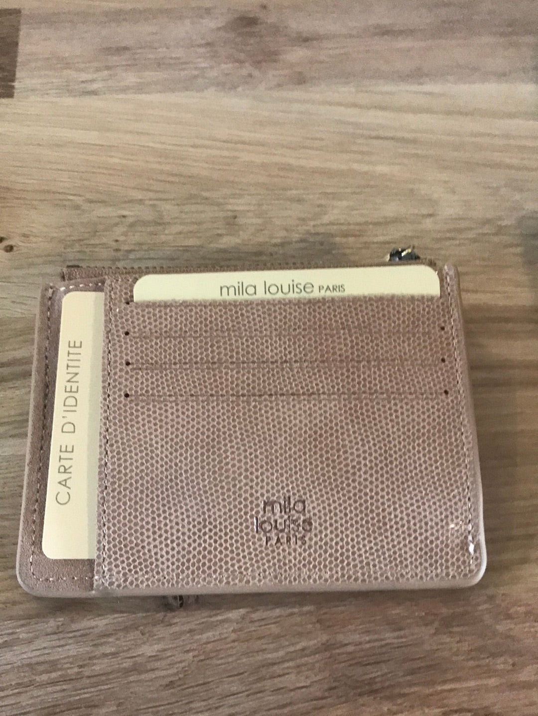 Porte monnaie / porte cartes ROLAE en cuir - Mila Louise (Différents coloris)