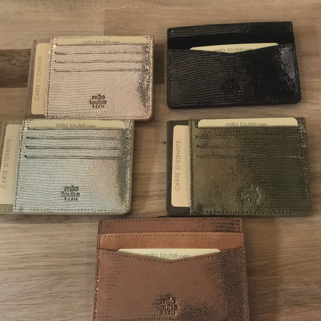 Porte cartes + CNI en cuir Olae Mila Louise
