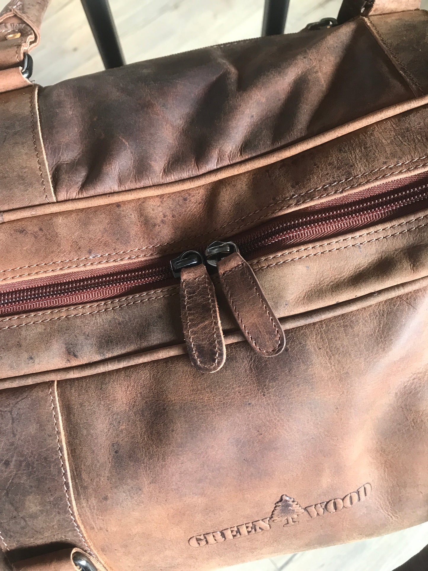 Sac de voyage en cuir au look vintage - Greenwood