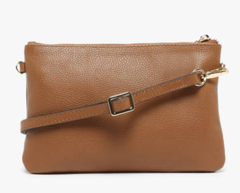 Sac bandoulière Tradition cuir camel