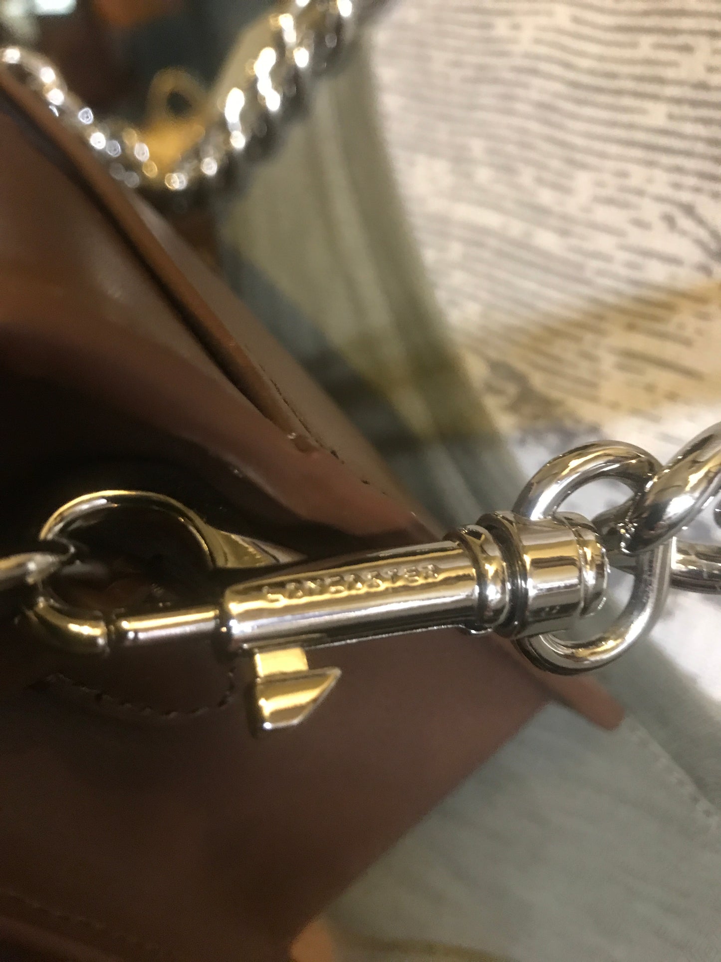 Anse argentée à gros maillons Lancaster