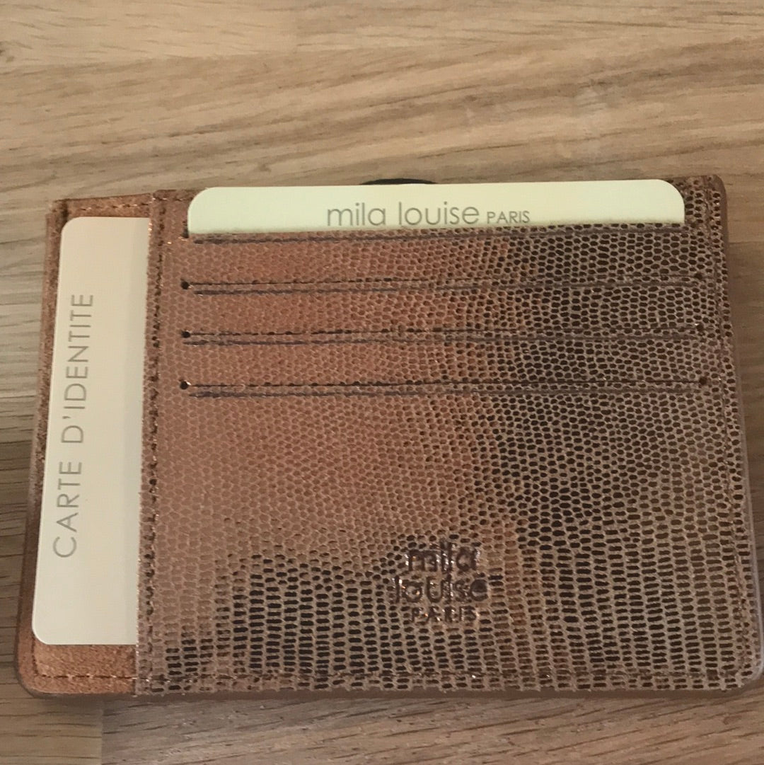 Porte cartes + CNI en cuir Olae Mila Louise