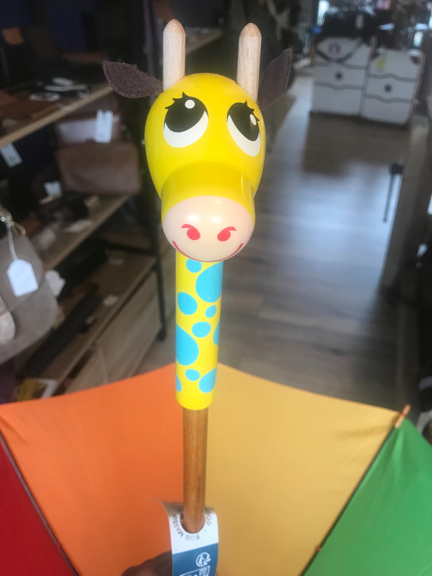Parapluie enfant tête de girafe