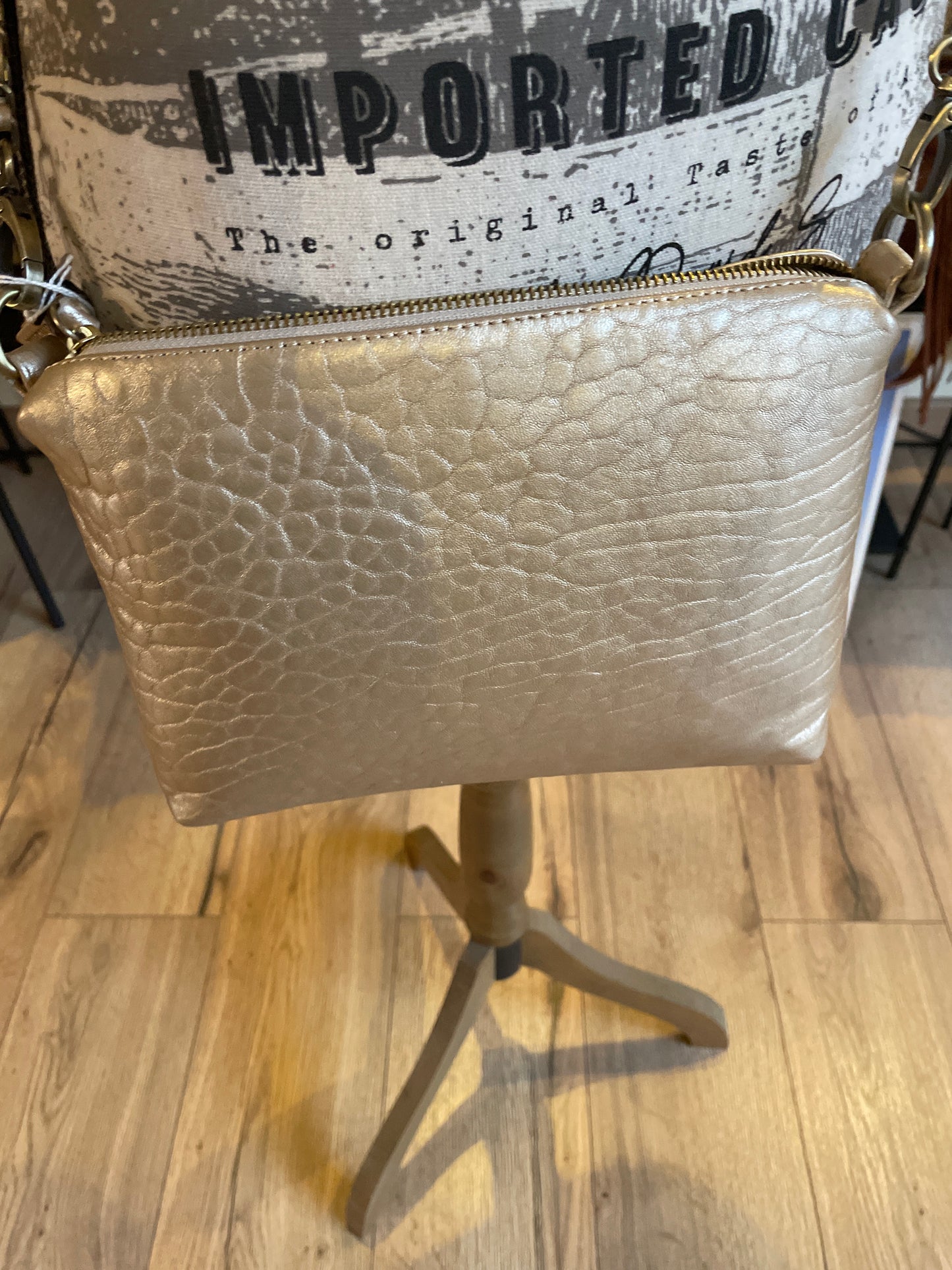 Sac pochette Chacha champagne - Virginie Darling