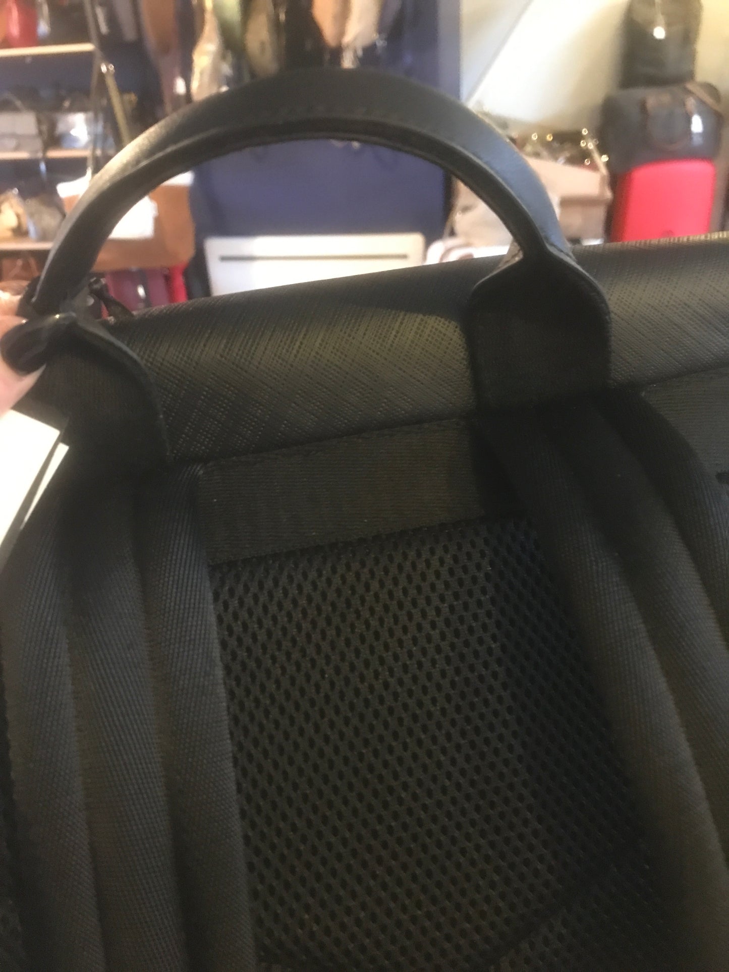 Sac à dos business en cuir ligne Flèche 1 compartiment PC 15’´- Etrier