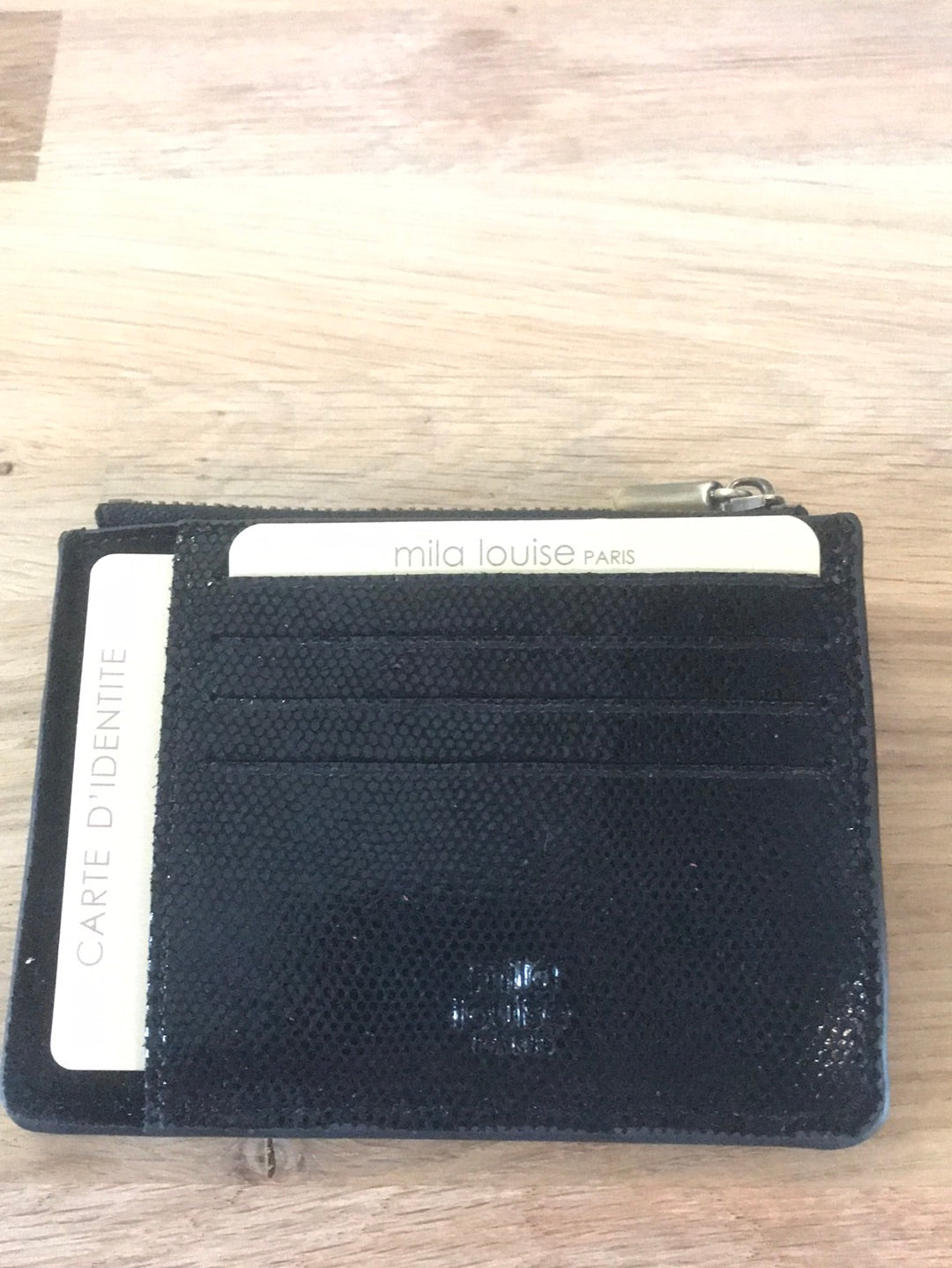 Porte monnaie / porte cartes ROLAE en cuir - Mila Louise (Différents coloris)
