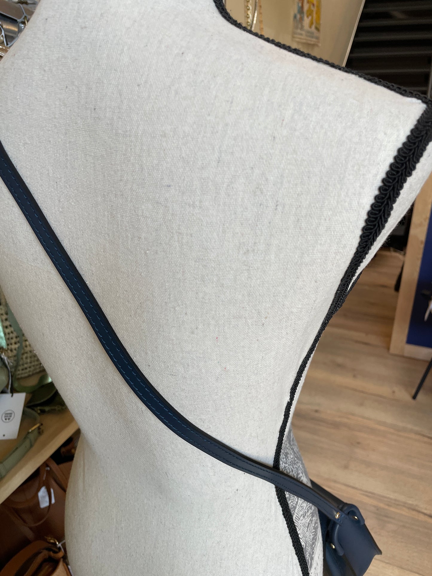 Sac Muriel en cuir - marine