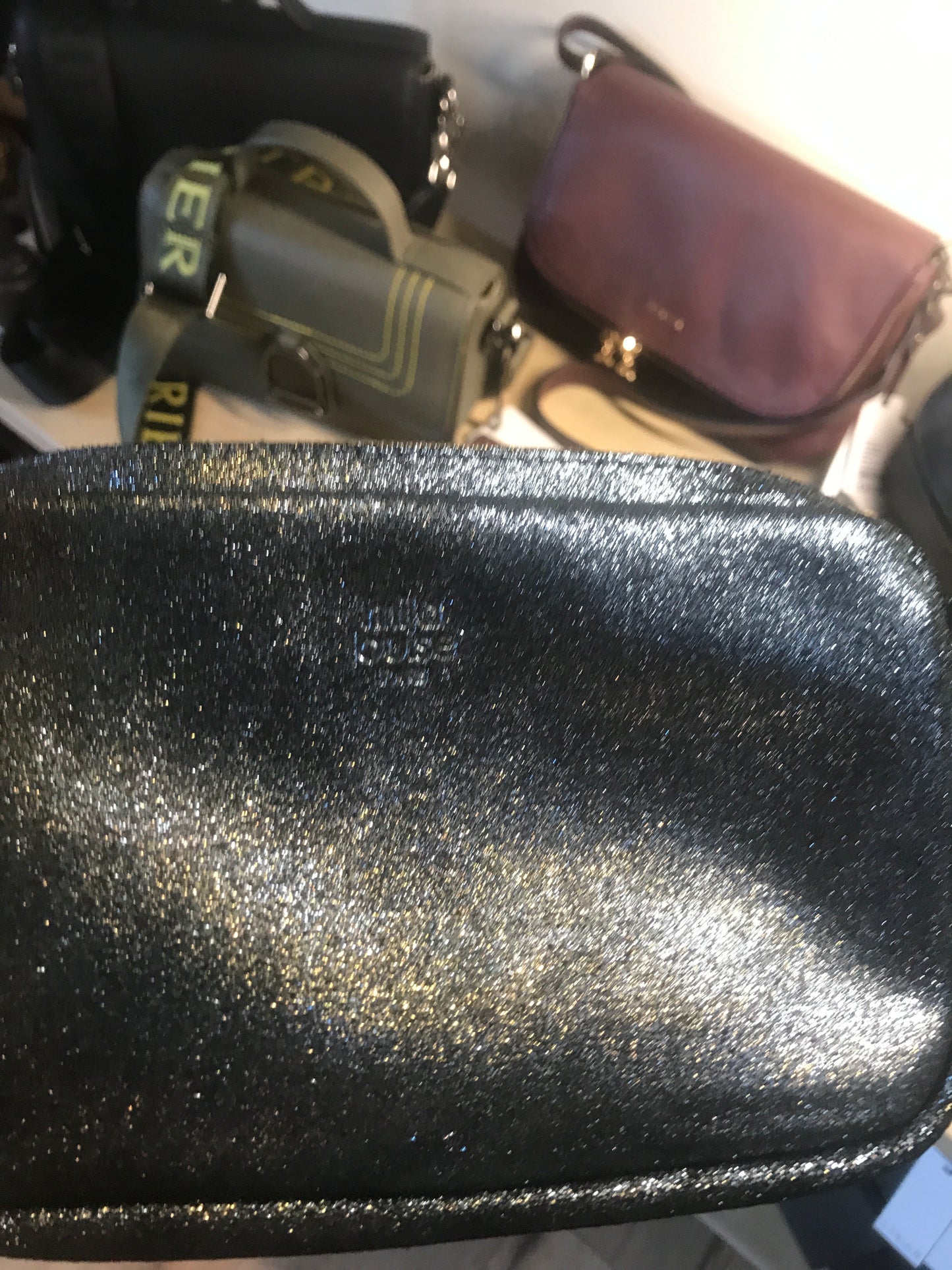 Pochette Trott X Opulence Bleu irisé - Mila Louise
