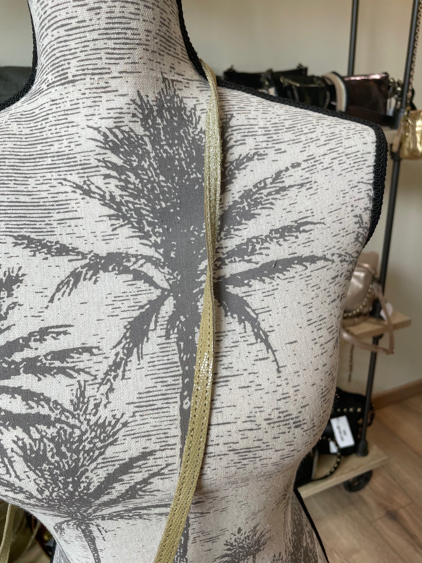 Petit sac trotteur en cuir Gold Mila Louise (ligne Palom Bav)