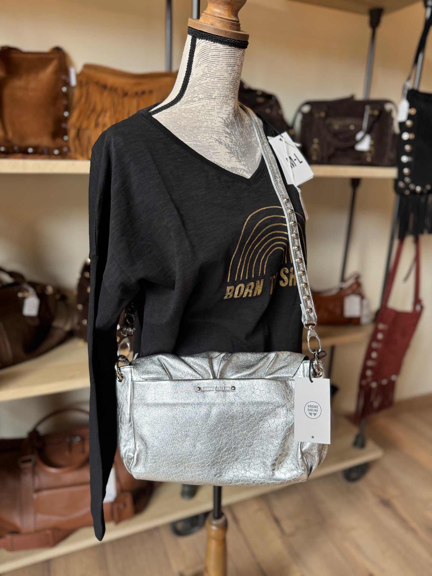SAC WILD MEDIUM ARGENT
