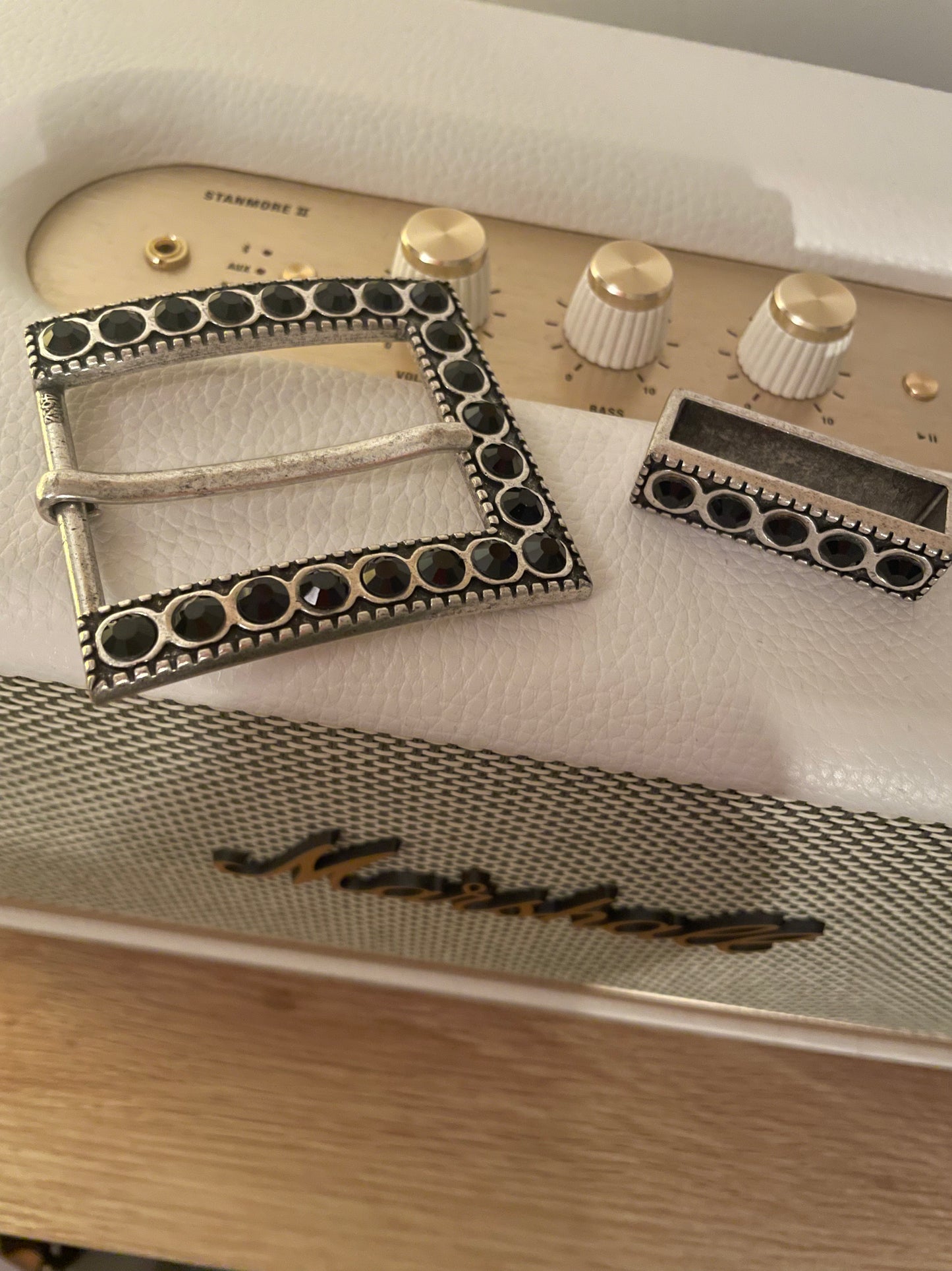 Boucle Yolète Silver Strass