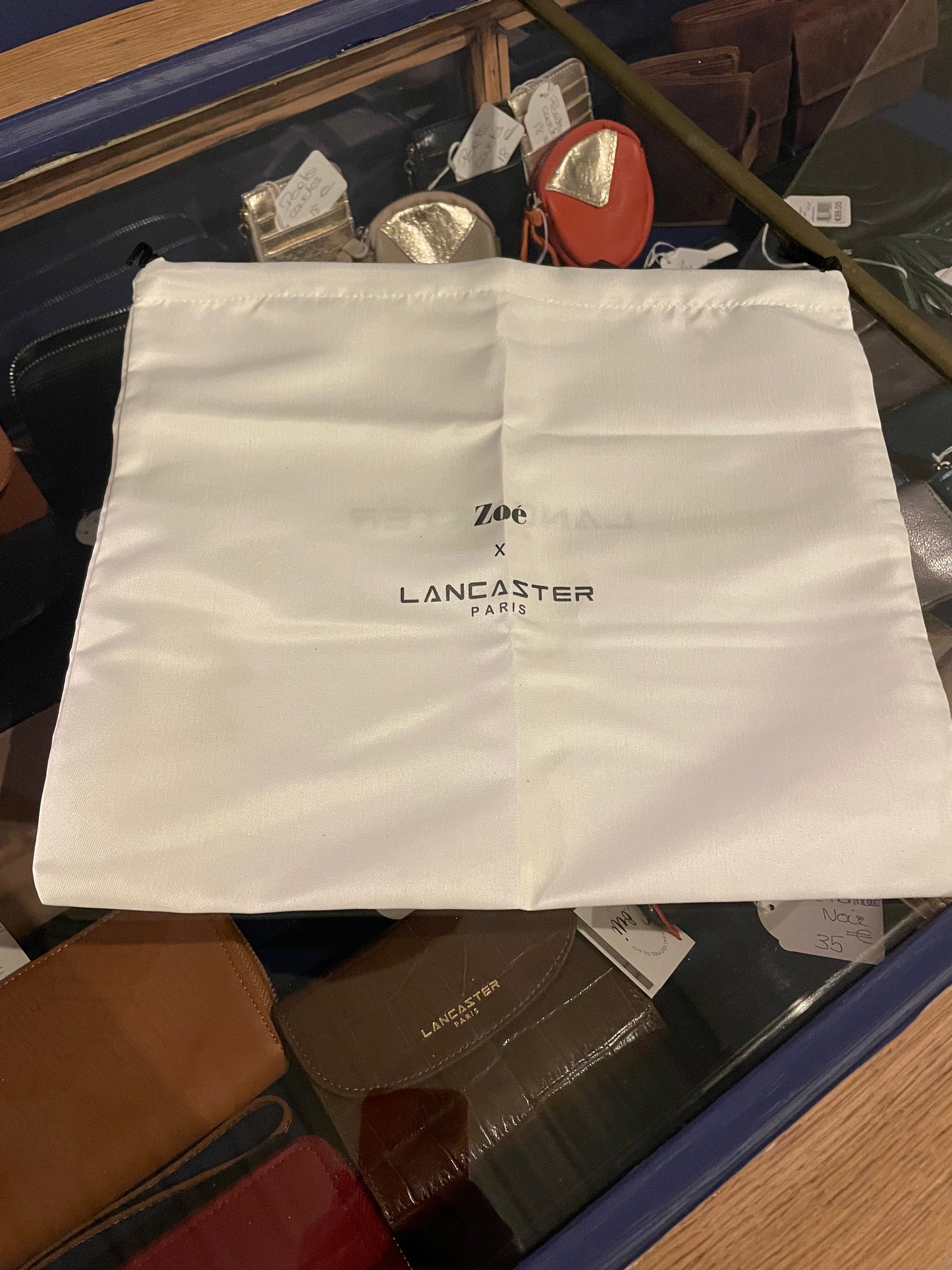 Sac Zoe x Lancaster coloris noir
