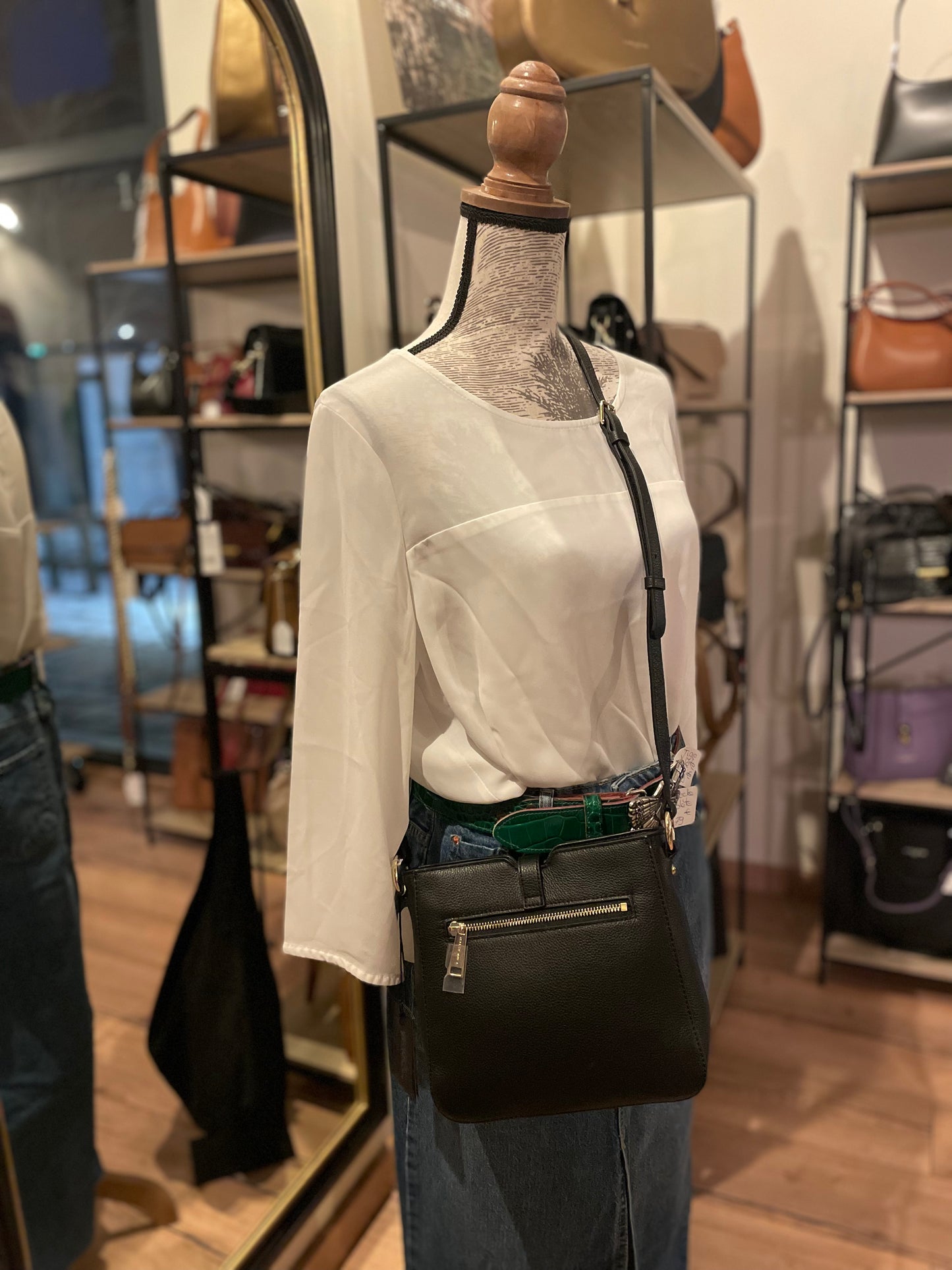 Sac trotteur Milano Horizon noir - LANCASTER