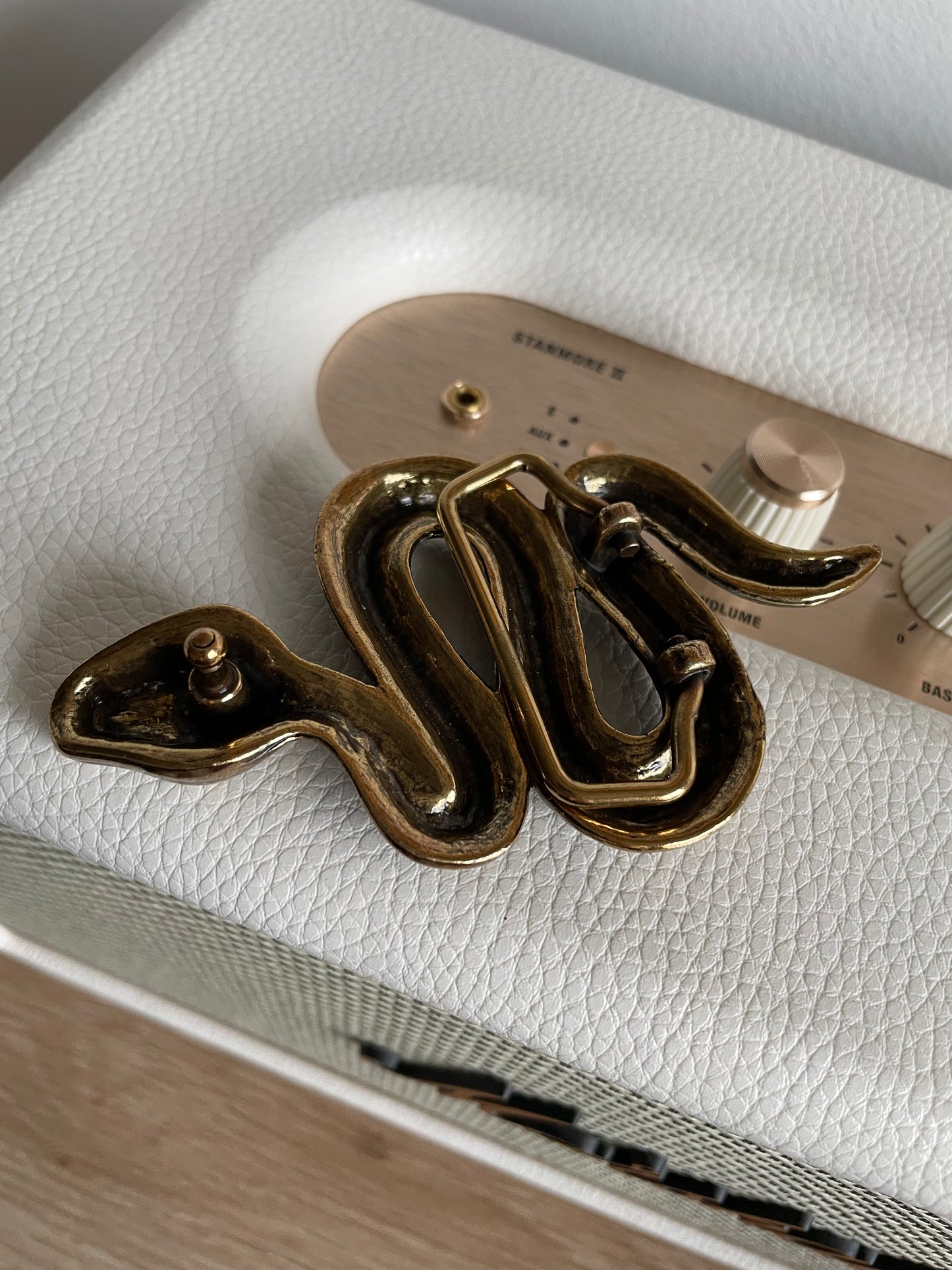 Boucle YOLETE Python Old Gold