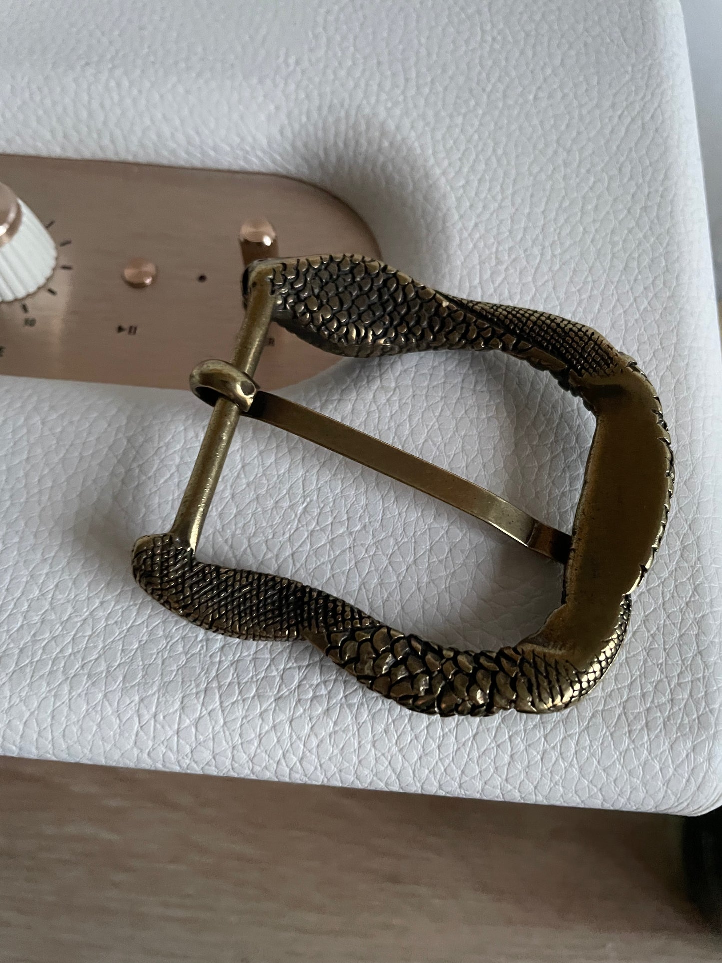 Boucle YOLETE Serpent old Gold