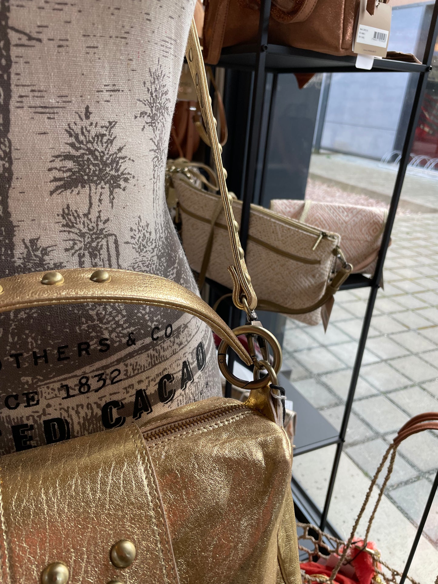 Sac bonnie mini or - Virginie Darling