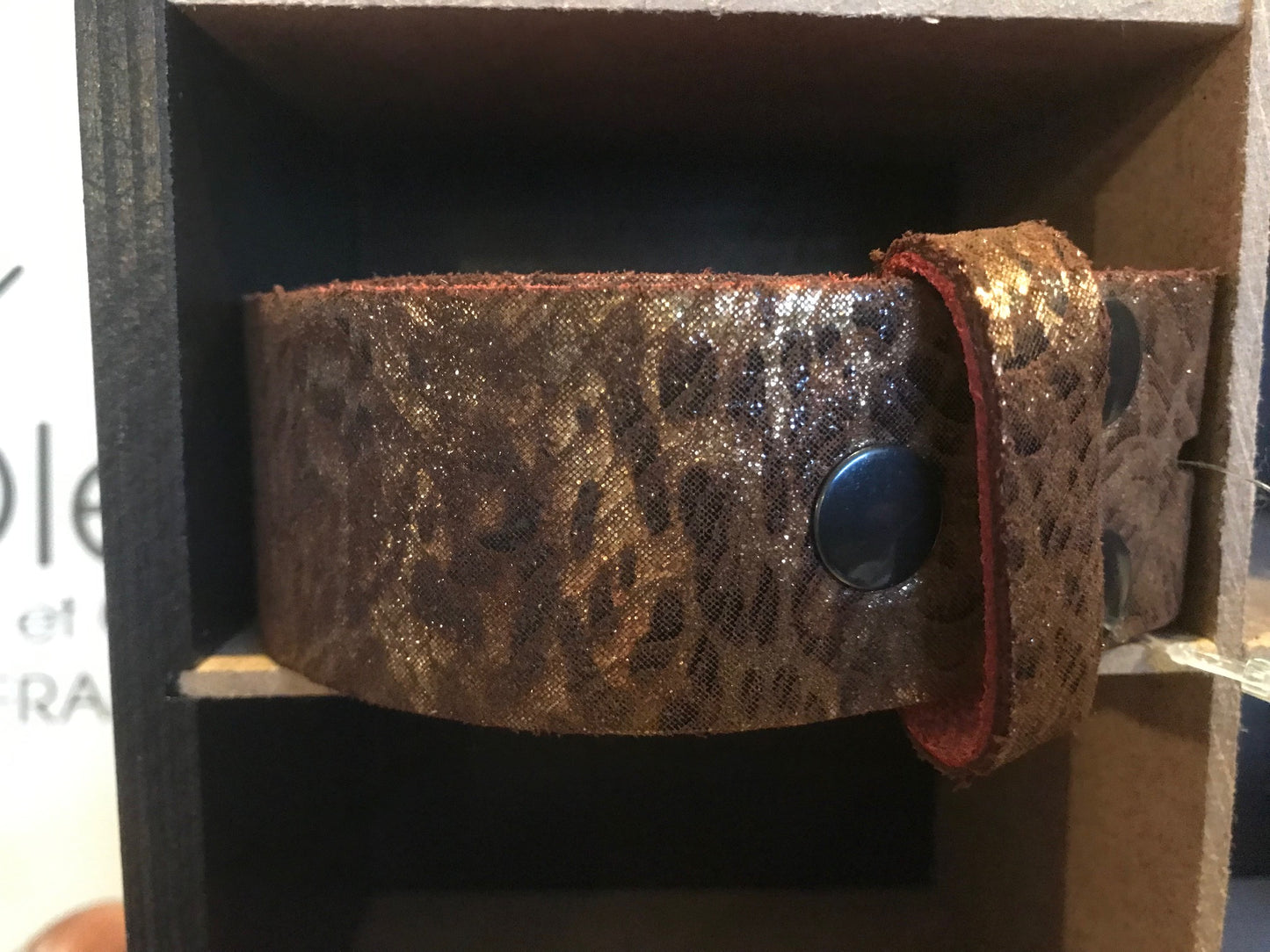 Tige RAVI GOLD coloris marron mordoré