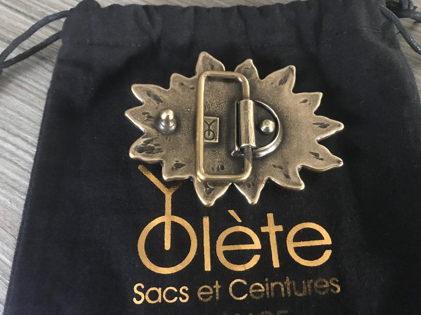 Boucle Voglio Bene x Yolète old gold