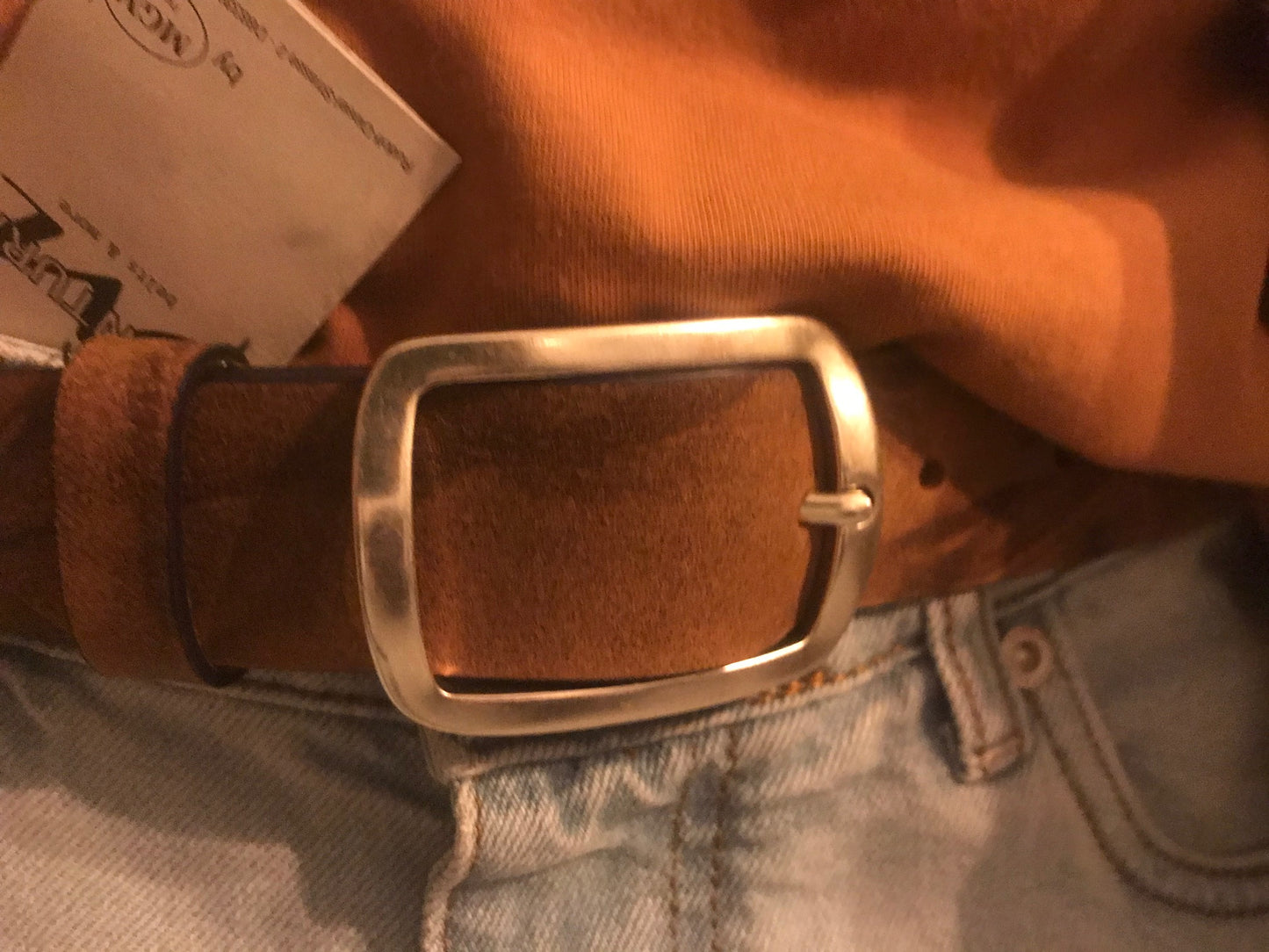 Ceinture mixte en cuir "Pierre"