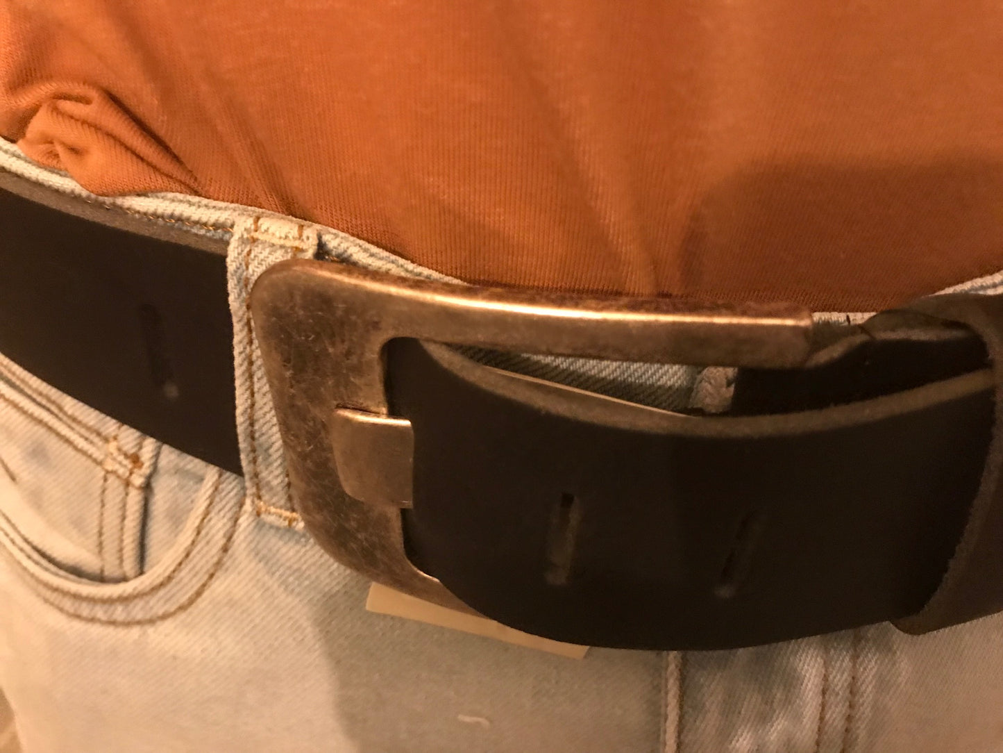 Ceinture mixte en cuir "Tony"