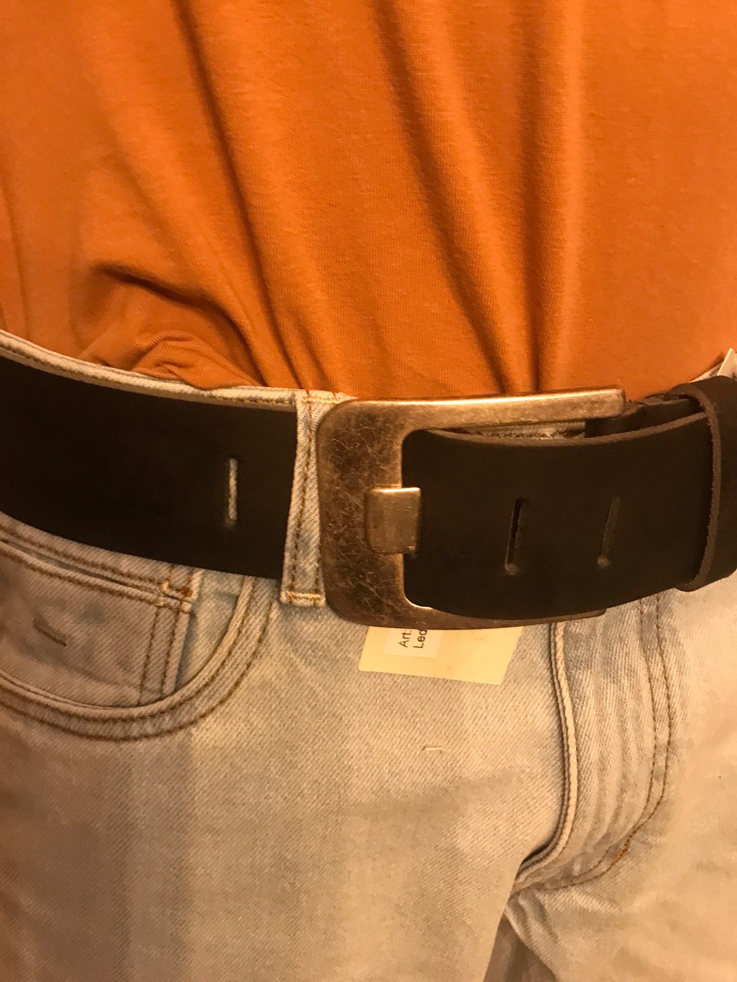 Ceinture mixte en cuir "Tony"