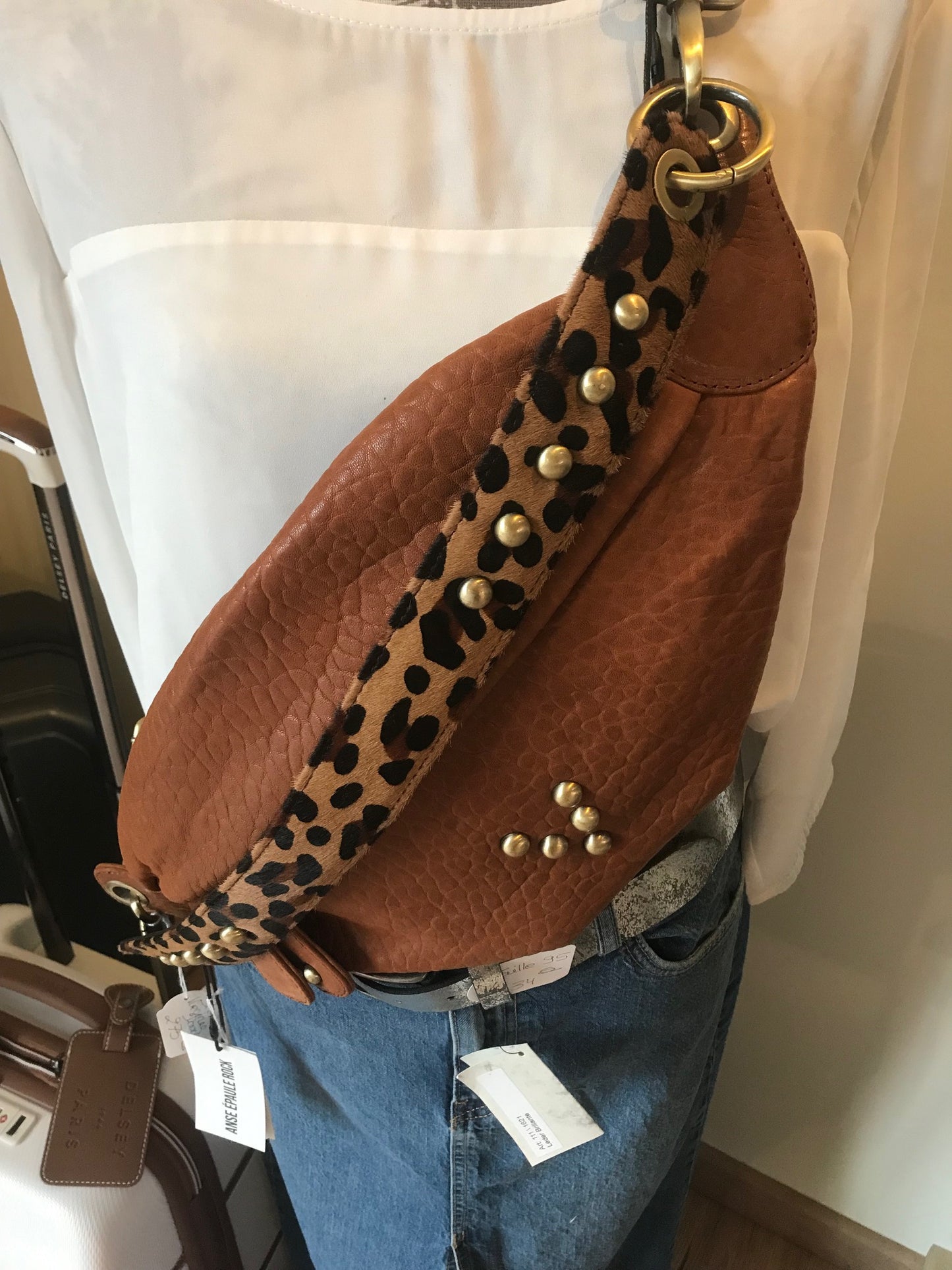 Banane Wild Belt Cognac - VIRGINIE DARLING