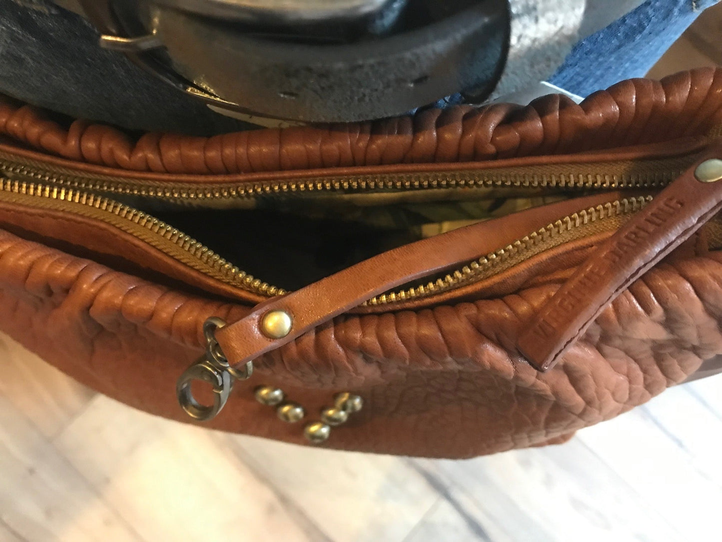 Sac La Pouch Regina Camel - VIRGINIE DARLING