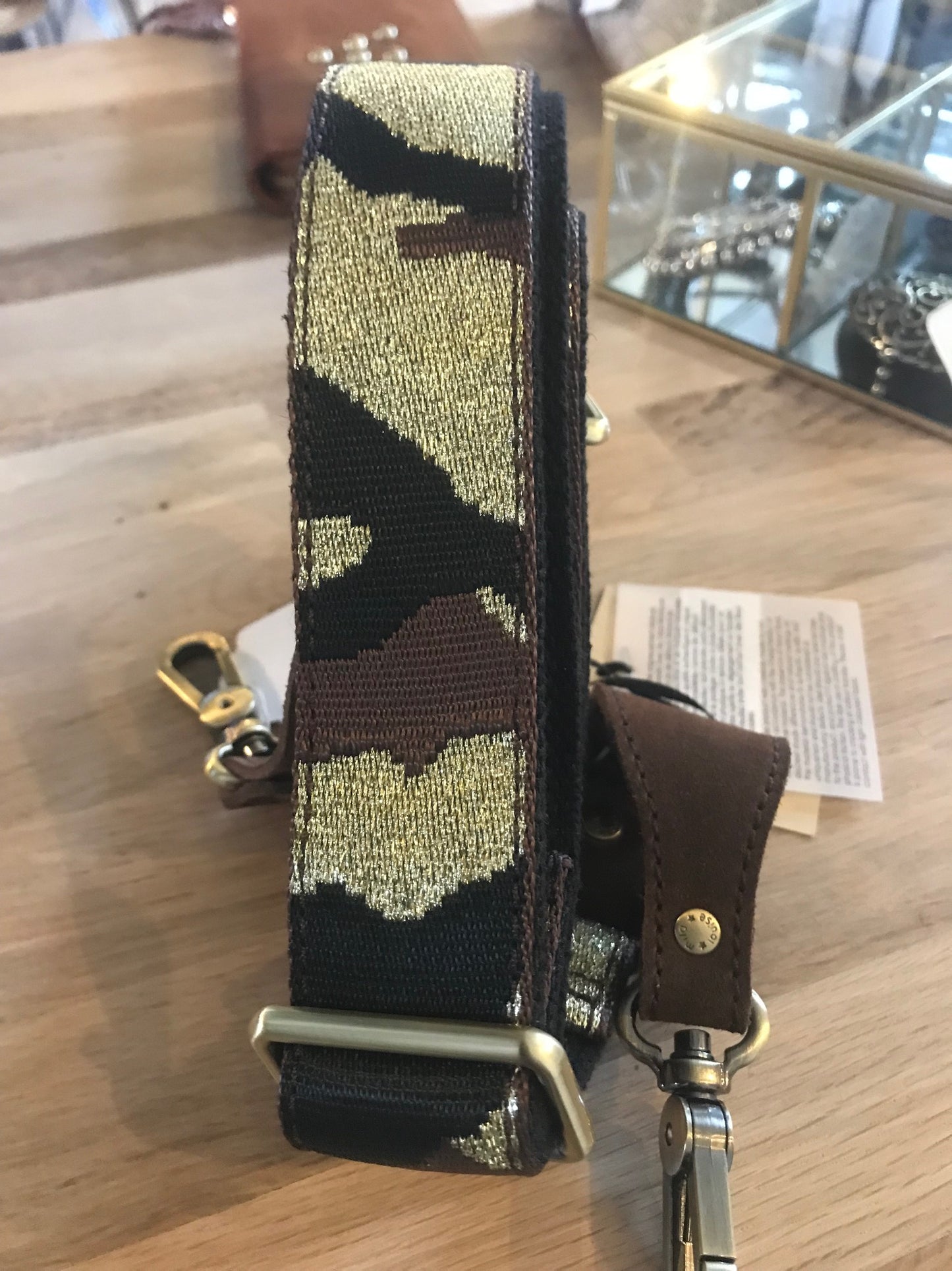 Bandoulière de sac STRAP Z Châtaigne - MILA LOUISE
