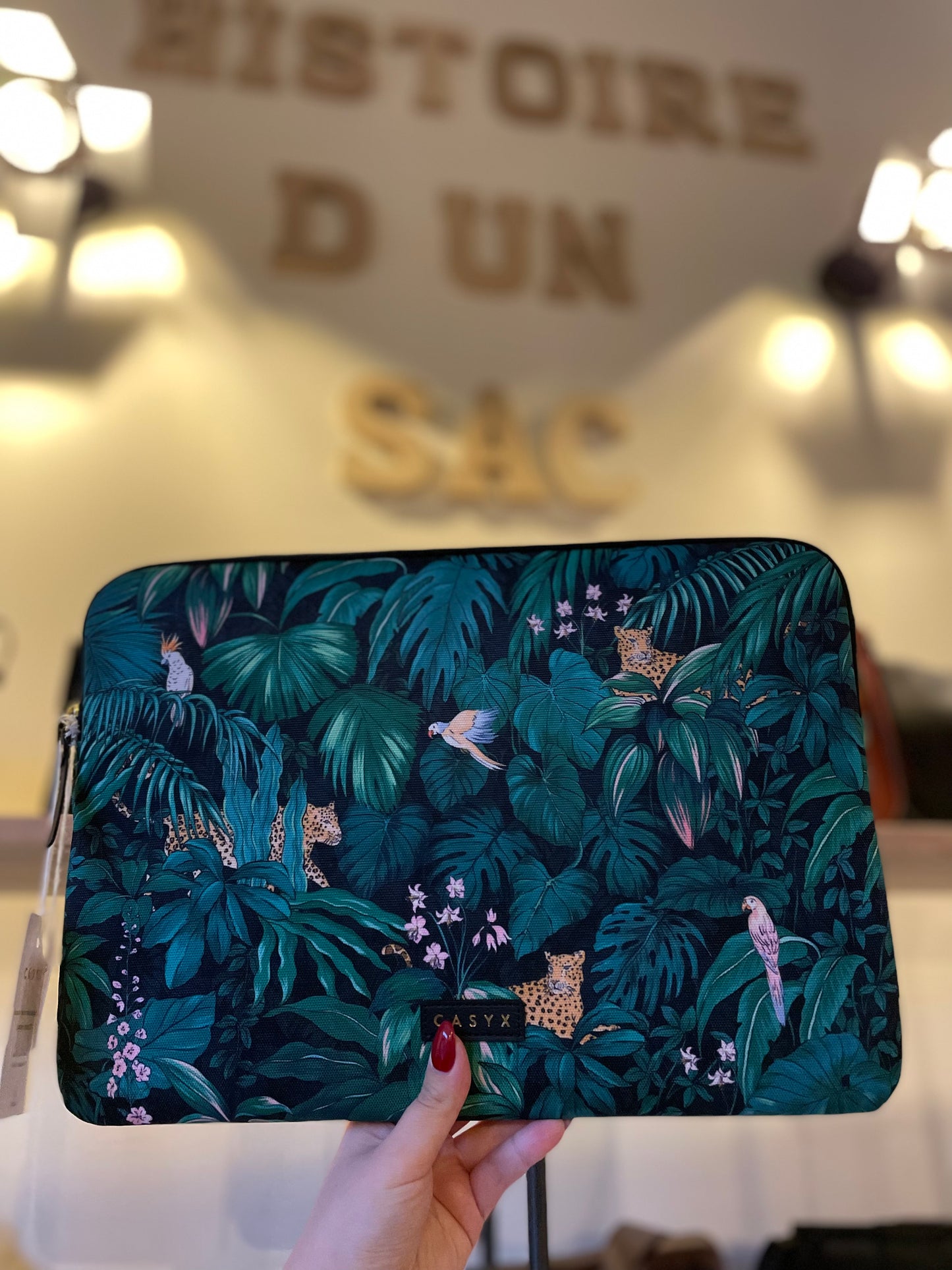 Housse d'ordinateur Jungle Luxuriante 15 pouces CASYX