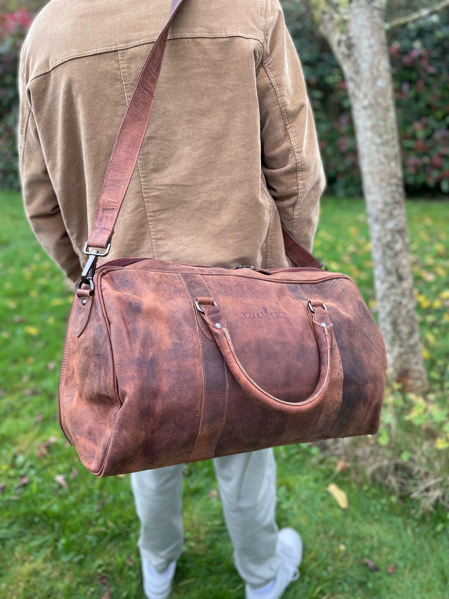 Sac de voyage en cuir au look vintage - Greenwood