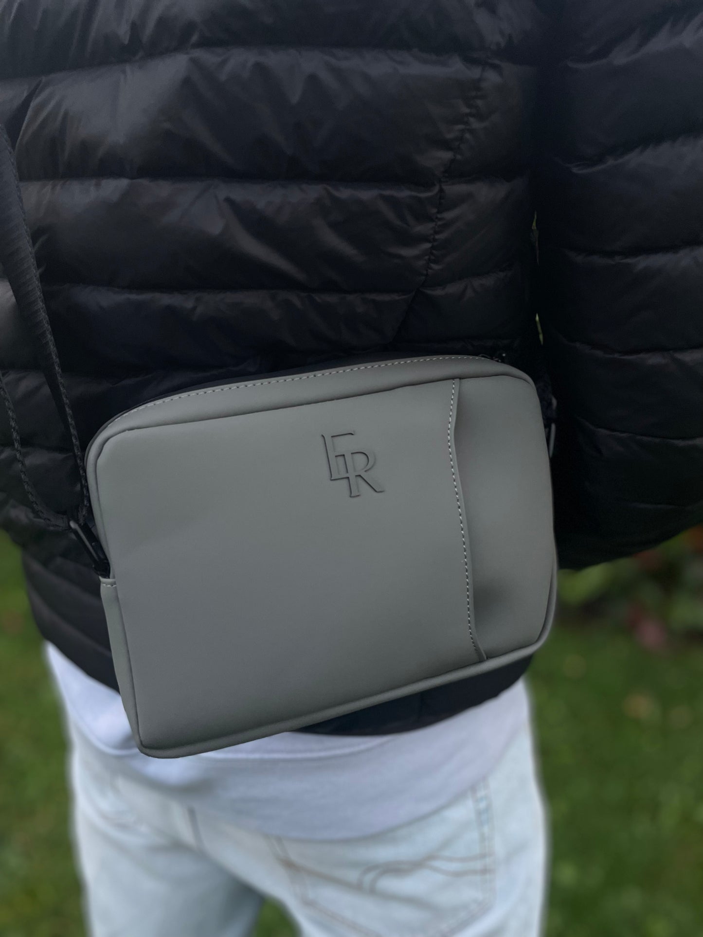 Sac bandoulière Impulsion coloris gris - ÉTRIER -