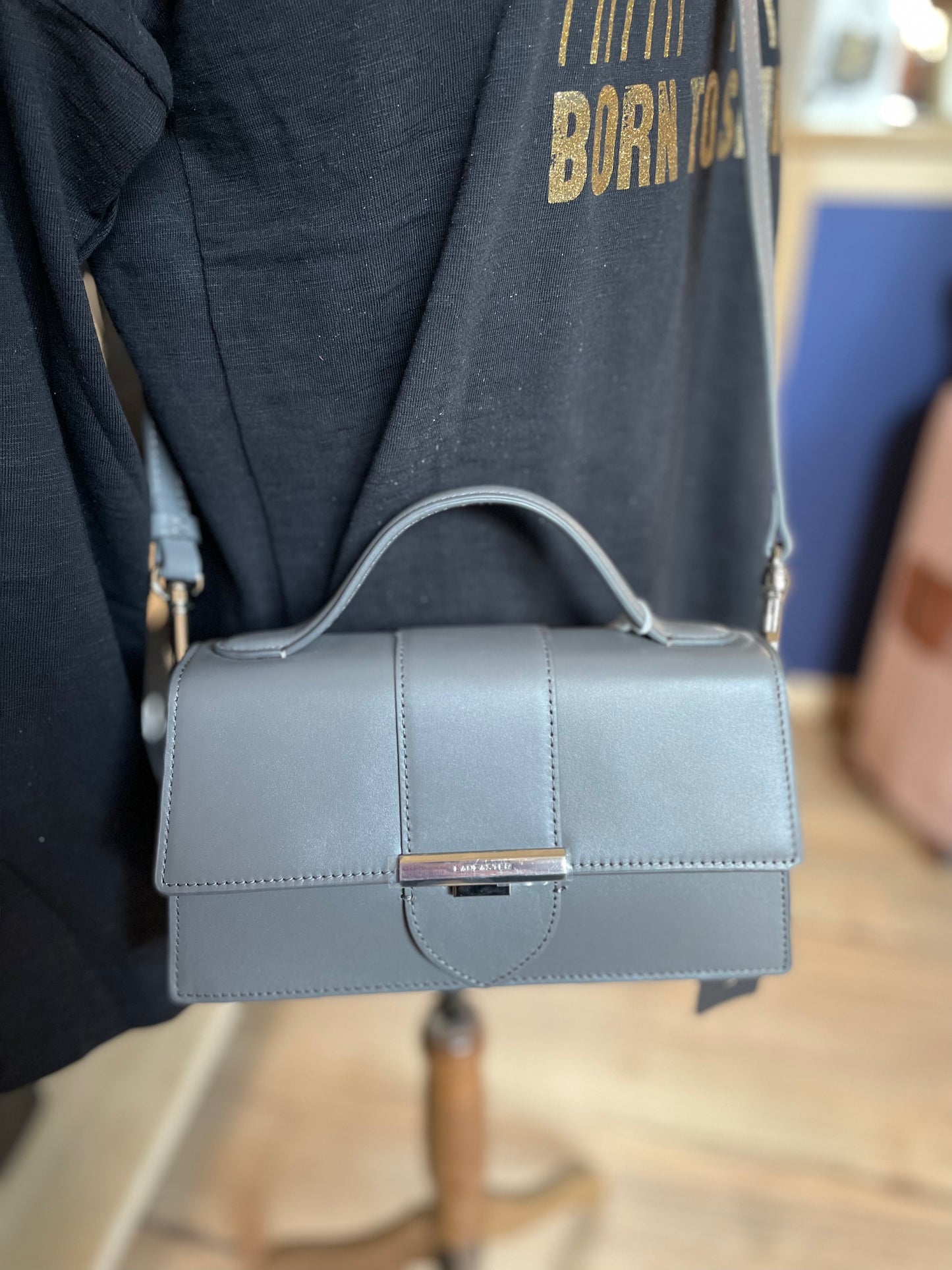 Sac baguette Paris Ily - Gris -Lancaster