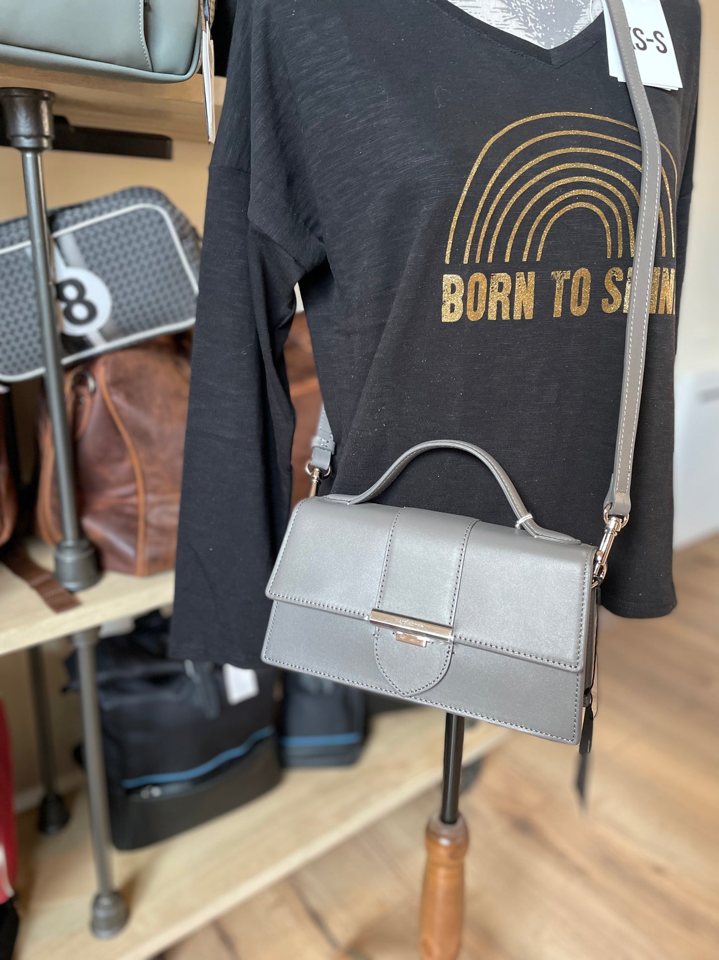 Sac baguette Paris Ily - Gris -Lancaster