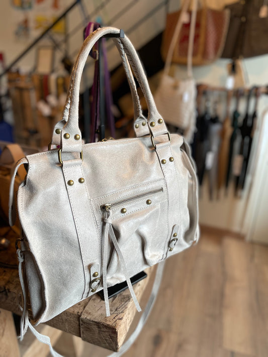 Sac Amandine écru grand format